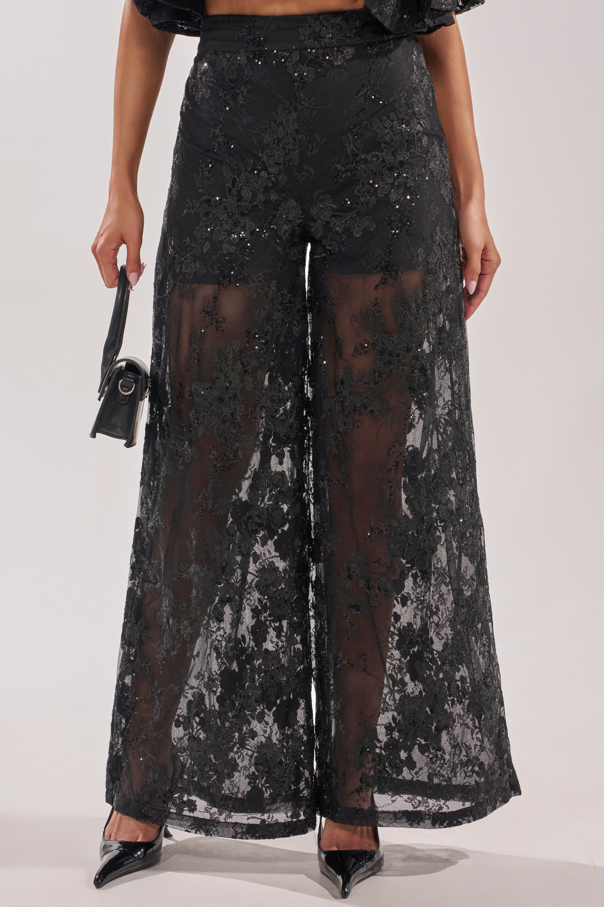 QUEEN B LACE TROUSER