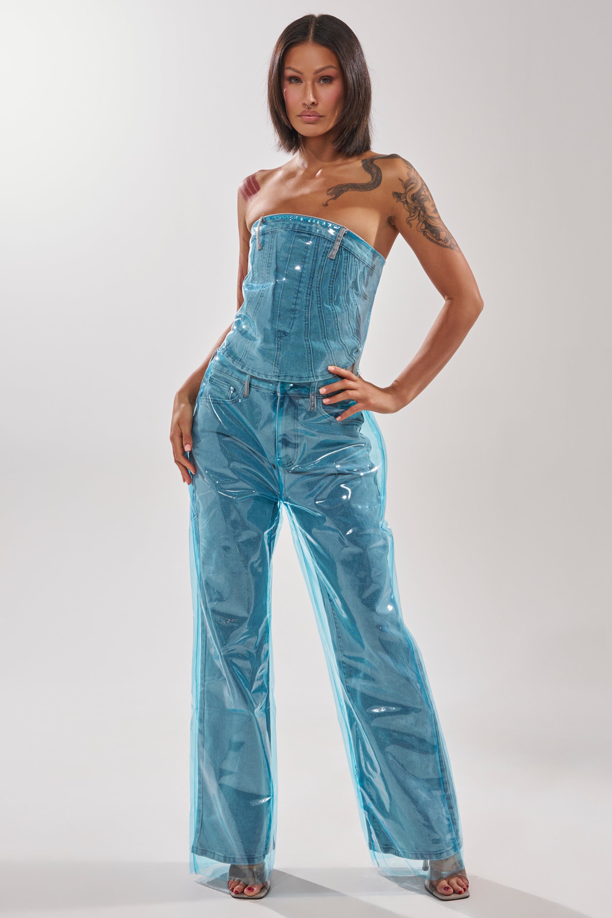 ELECTRIC FEEL WIDE LEG DENIM