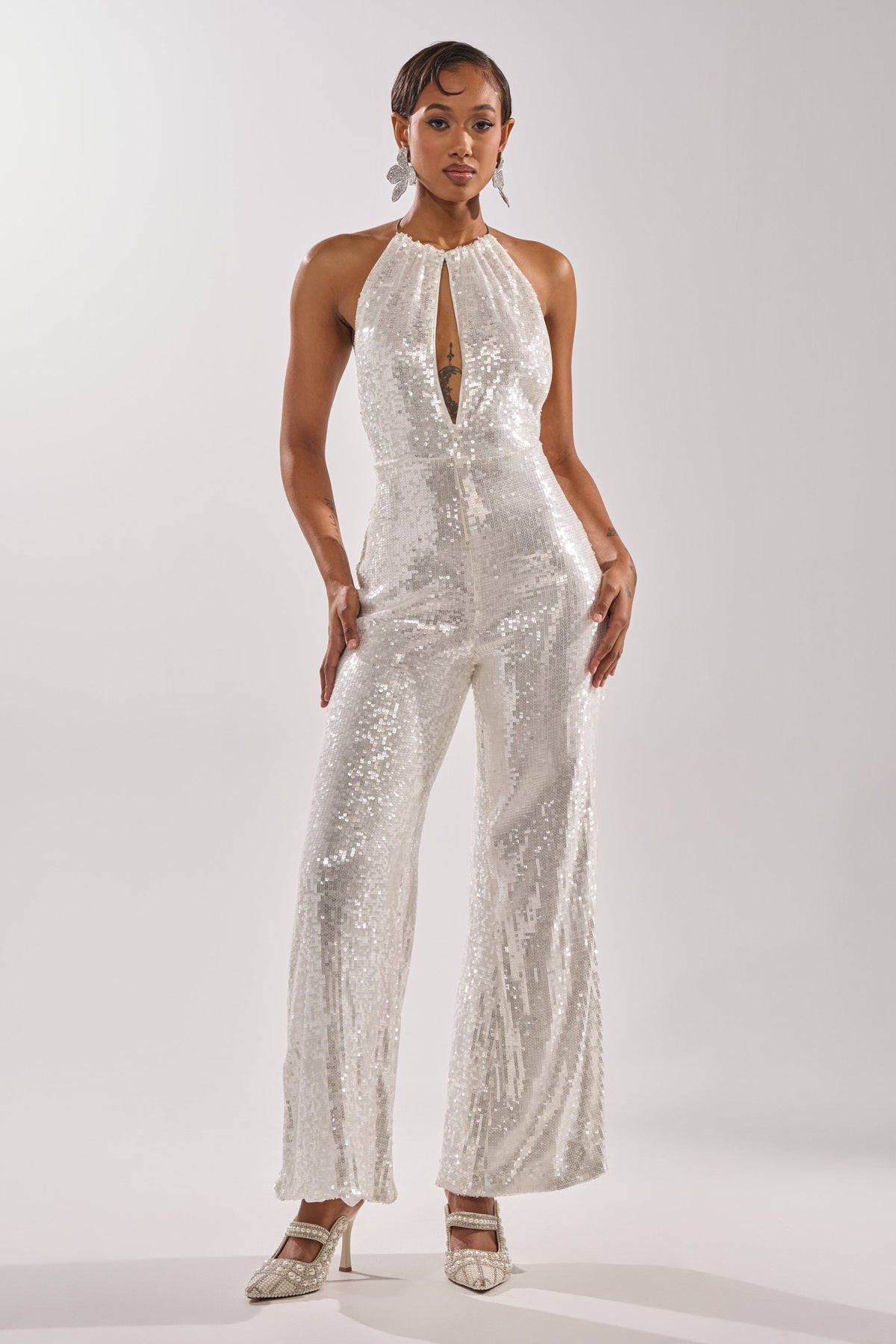 ICE QUEEN SEQUIN JUMPSUIT