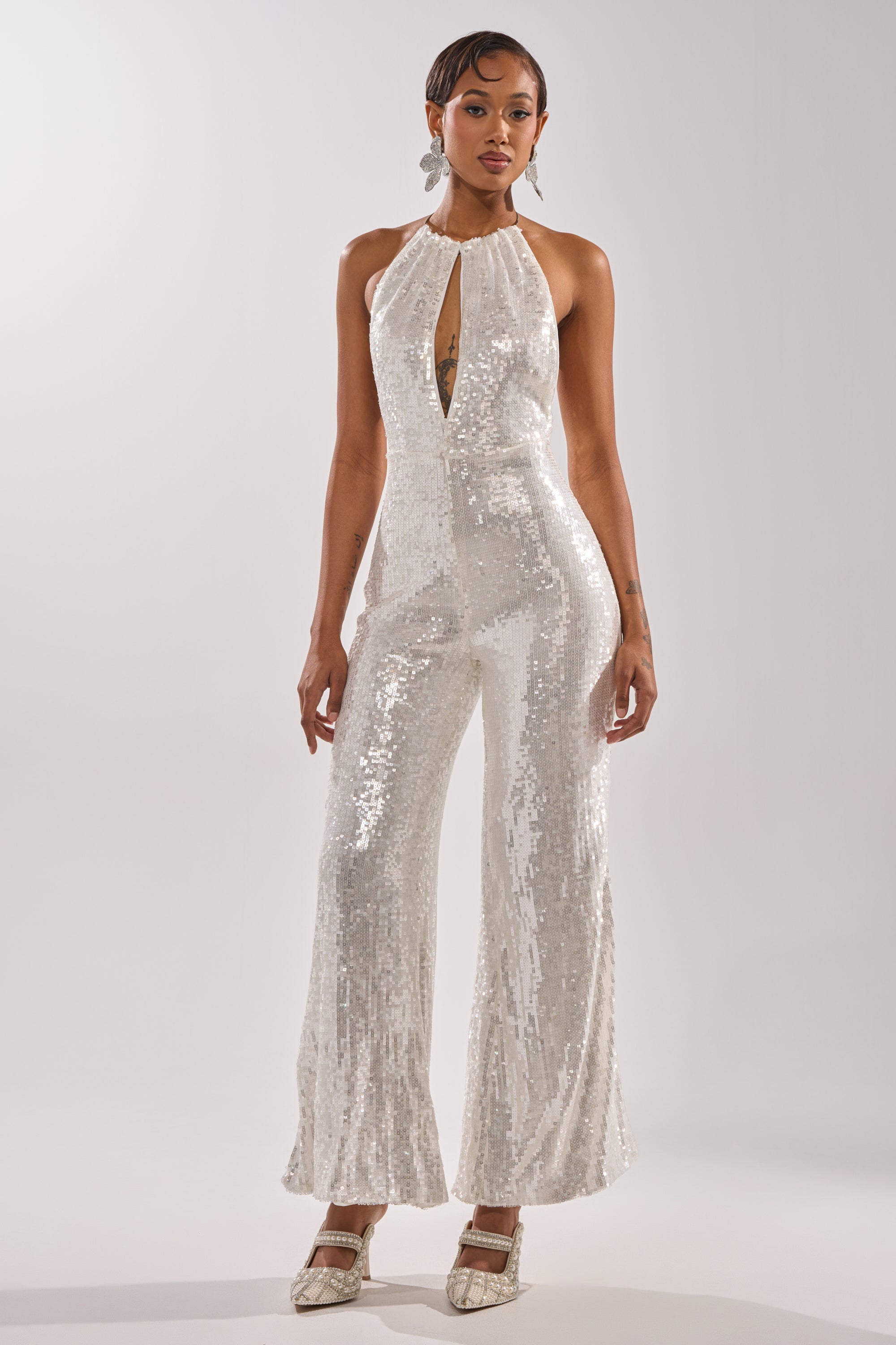 ICE QUEEN SEQUIN JUMPSUIT