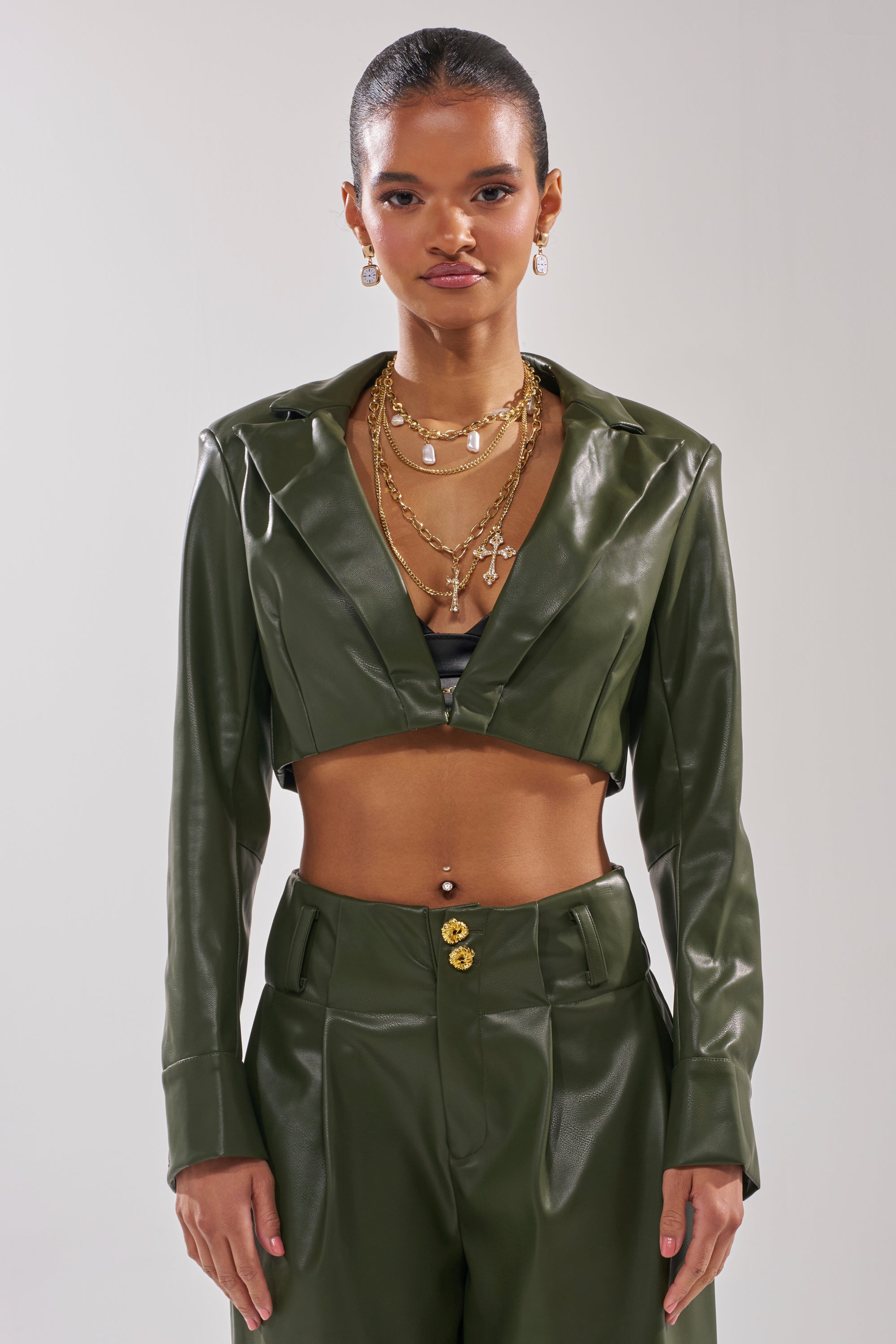 REMEMBER YOU CROPPED BLAZER