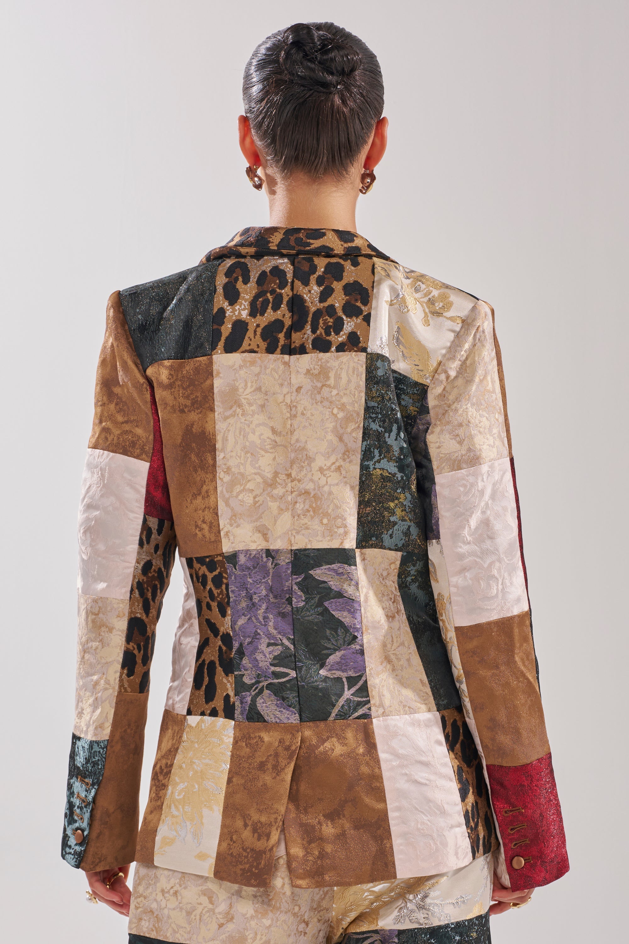 MADE YOU LOOK PATCHWORK BLAZER