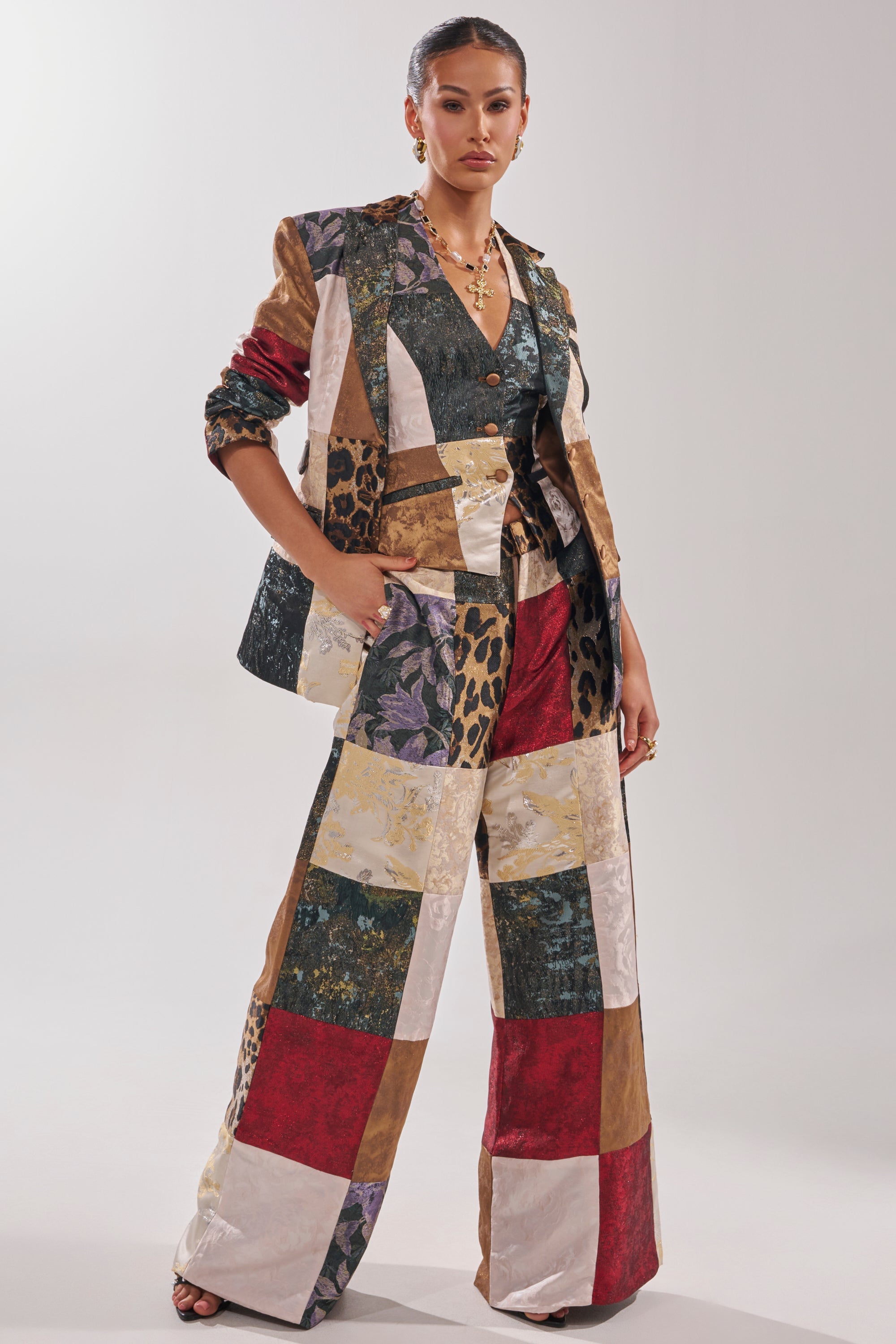 MADE YOU LOOK PATCHWORK TROUSER