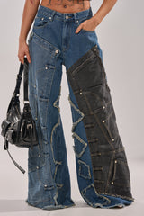 MIXED MATCH RELAXED DENIM