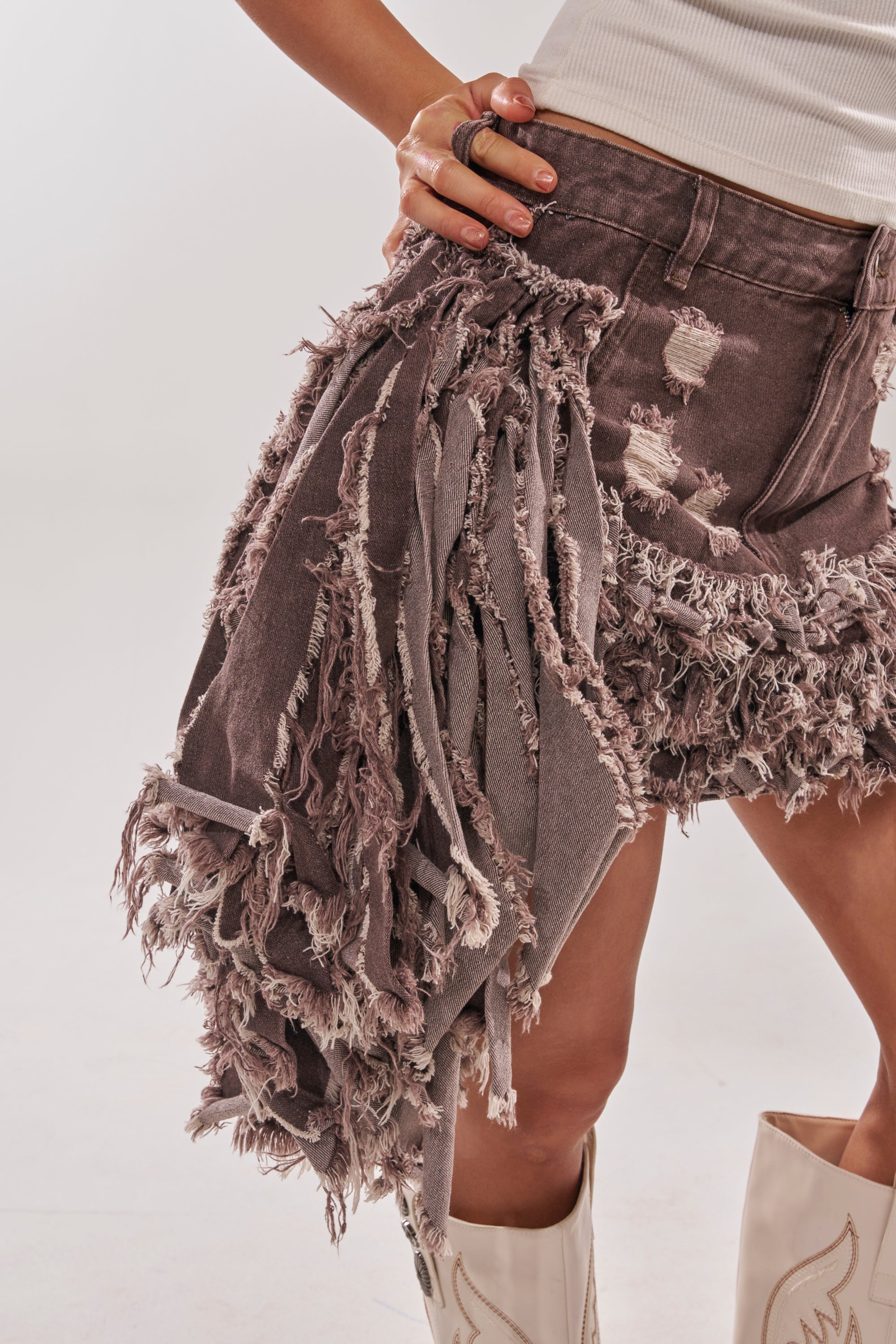 TO THE RODEO WE GO SKIRT
