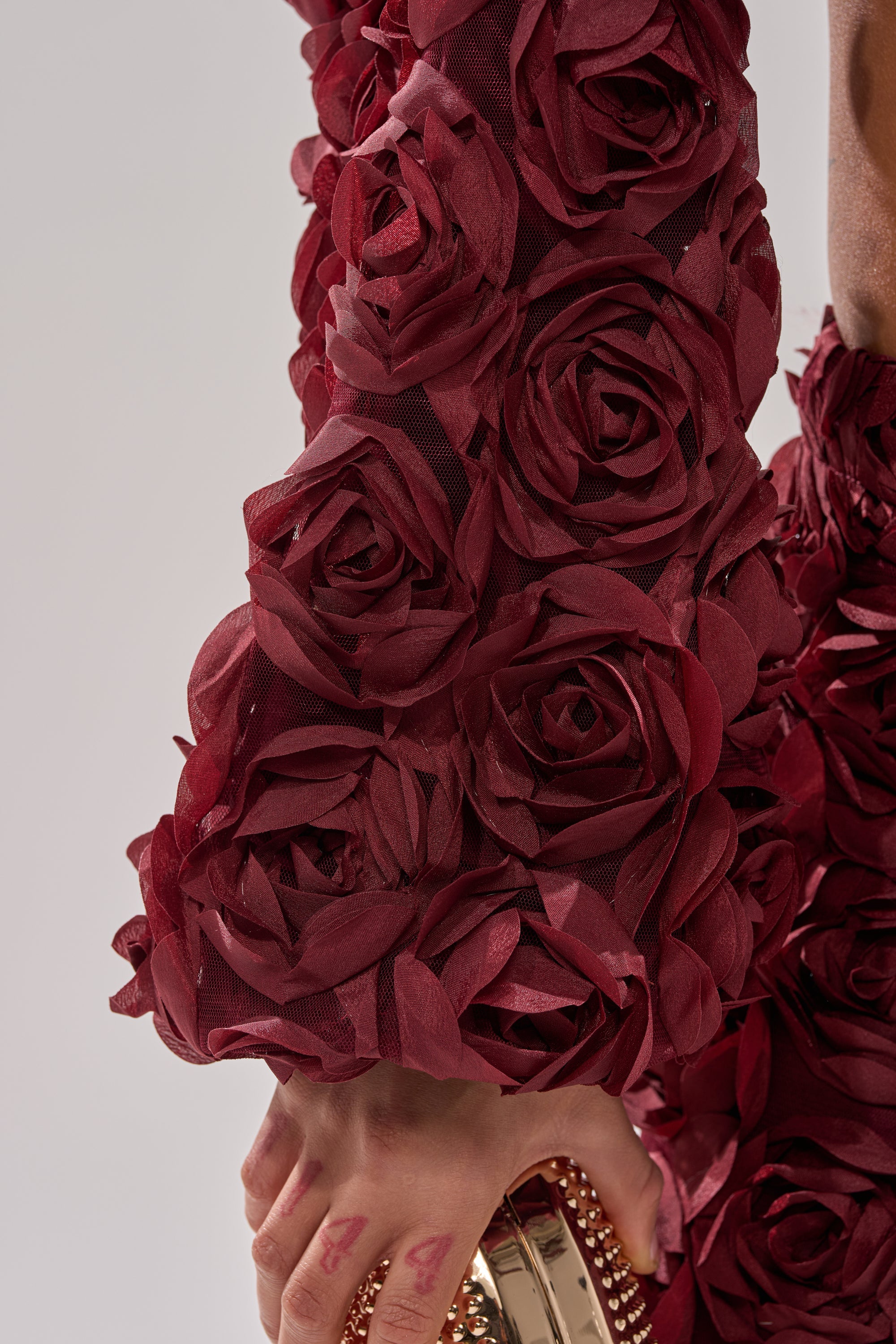 ROSE PETALS FLORAL SHRUG