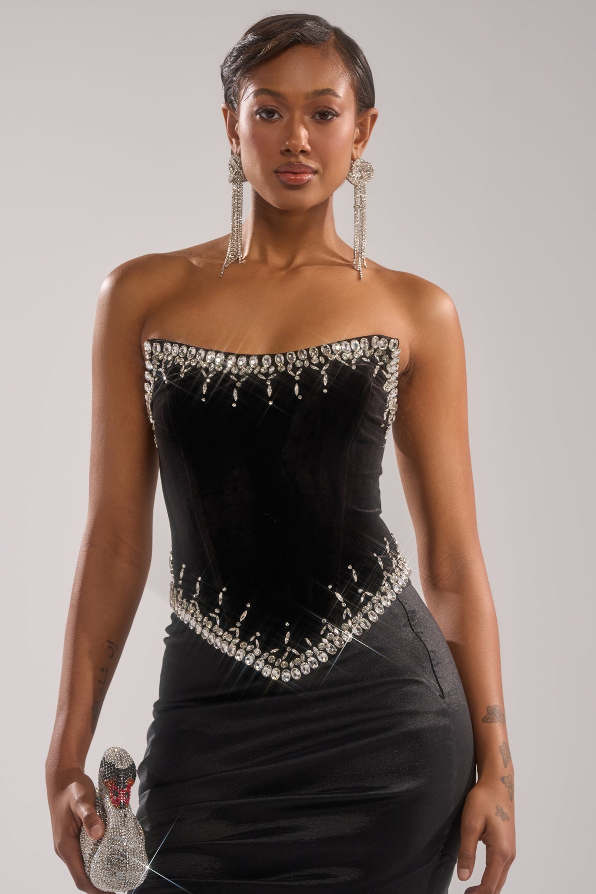 LUX LIFE CORSET IN BLACK