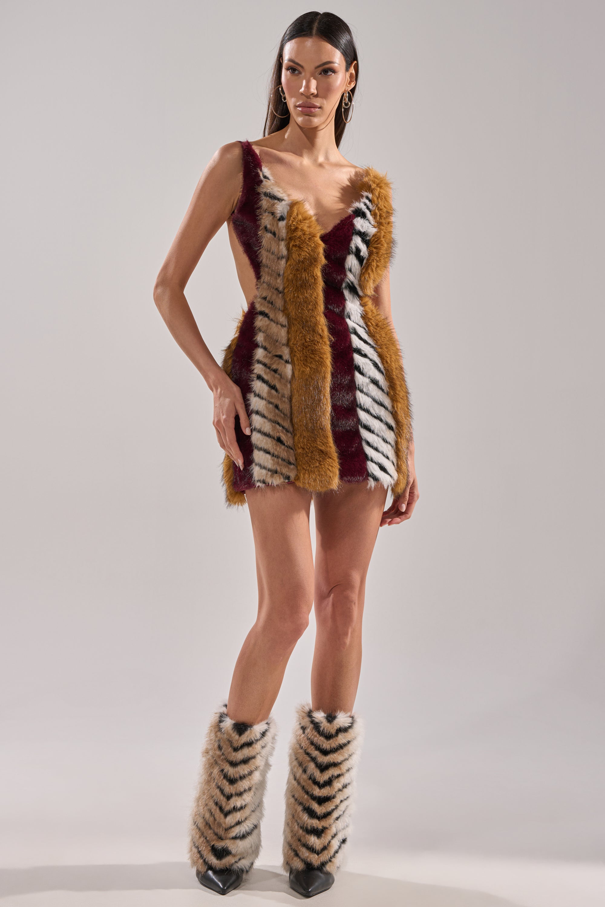 ANIMALISTIC MINI DRESS