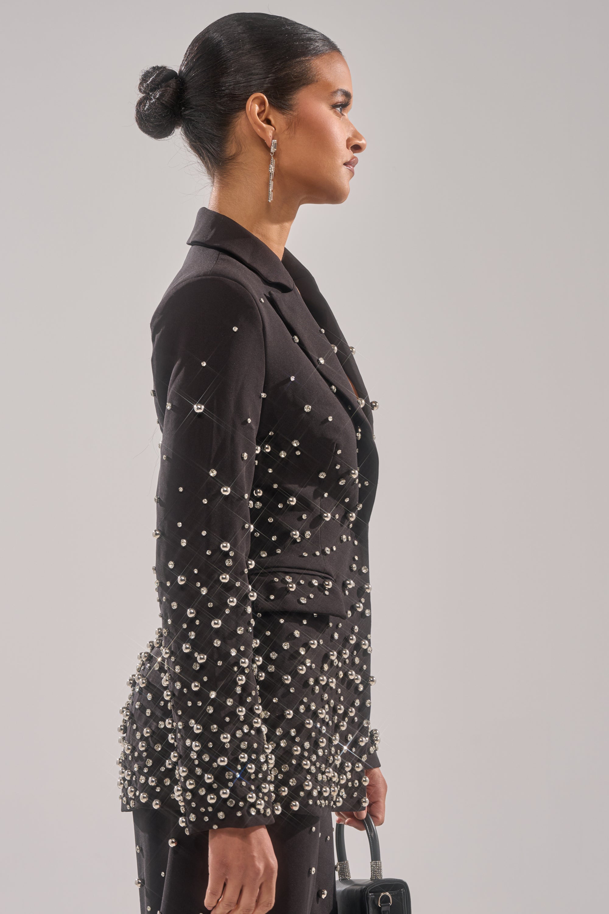GET CLOSER EMBELLISHED BLAZER