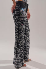 TIME TO CELEBRATE AND DANCE RHINESTONE TROUSER