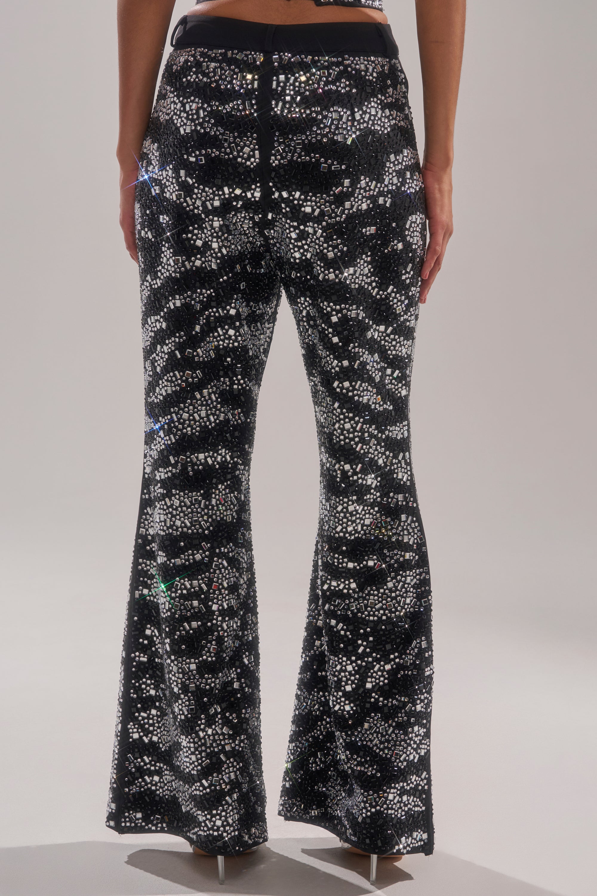 TIME TO CELEBRATE AND DANCE RHINESTONE TROUSER
