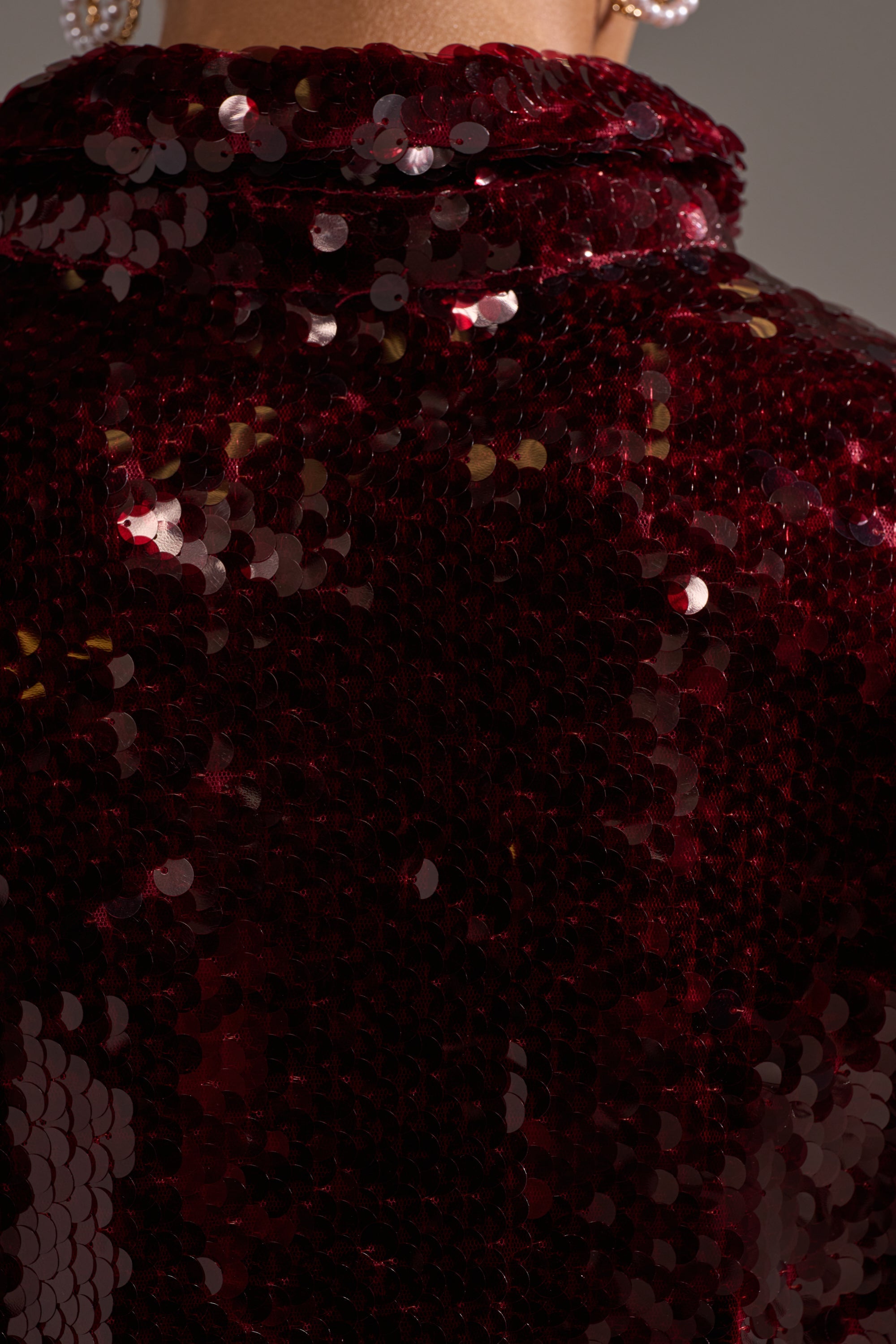 SHINING DOWN ON YOU SEQUIN BUTTON DOWN