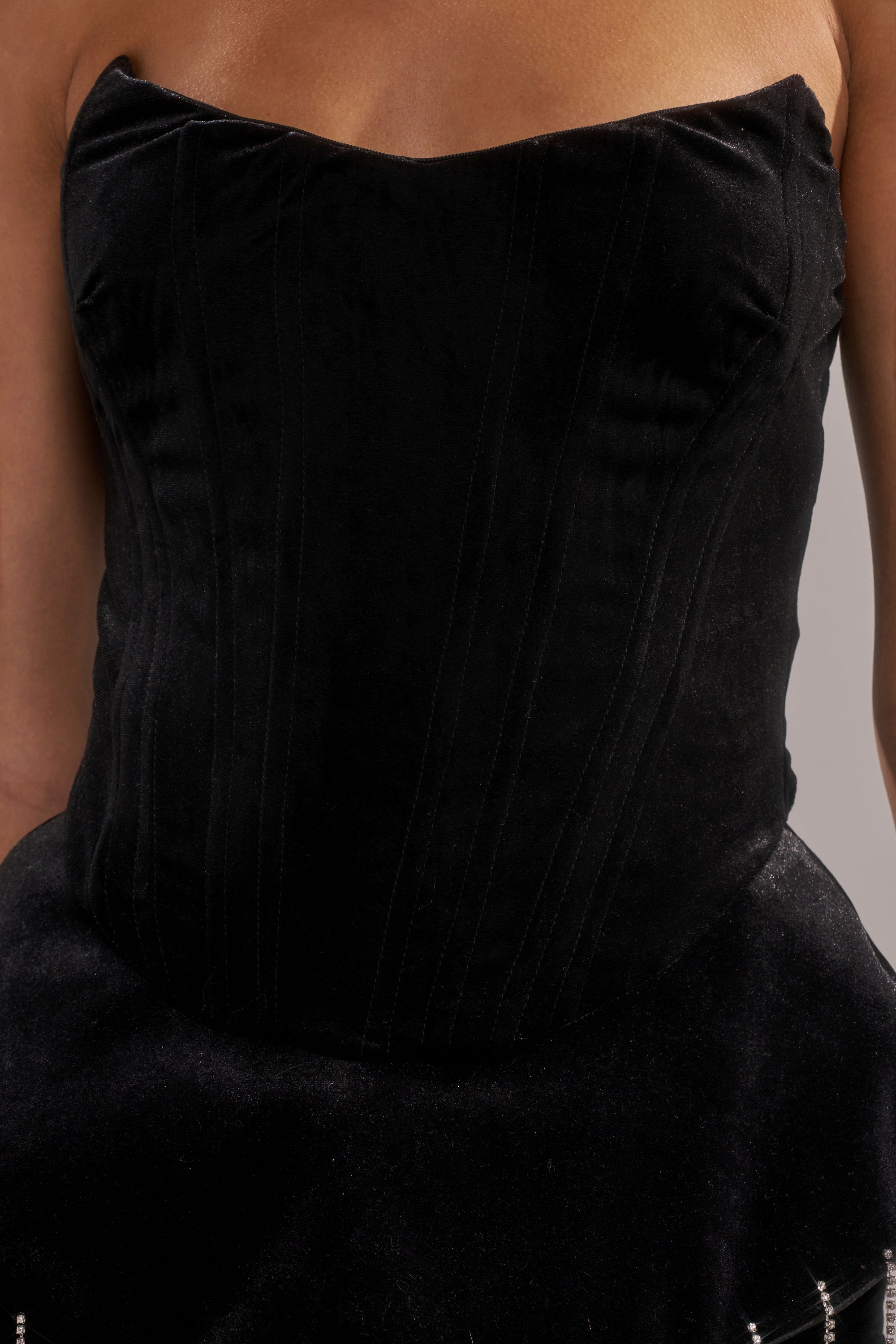 PARTY 4 U VELVET FRINGE ROMPER