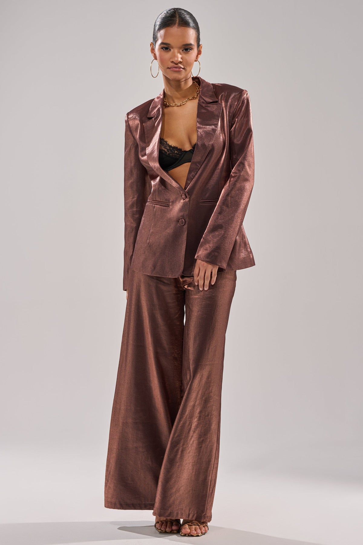 STAY CLOSE IRIDESCENT TROUSER
