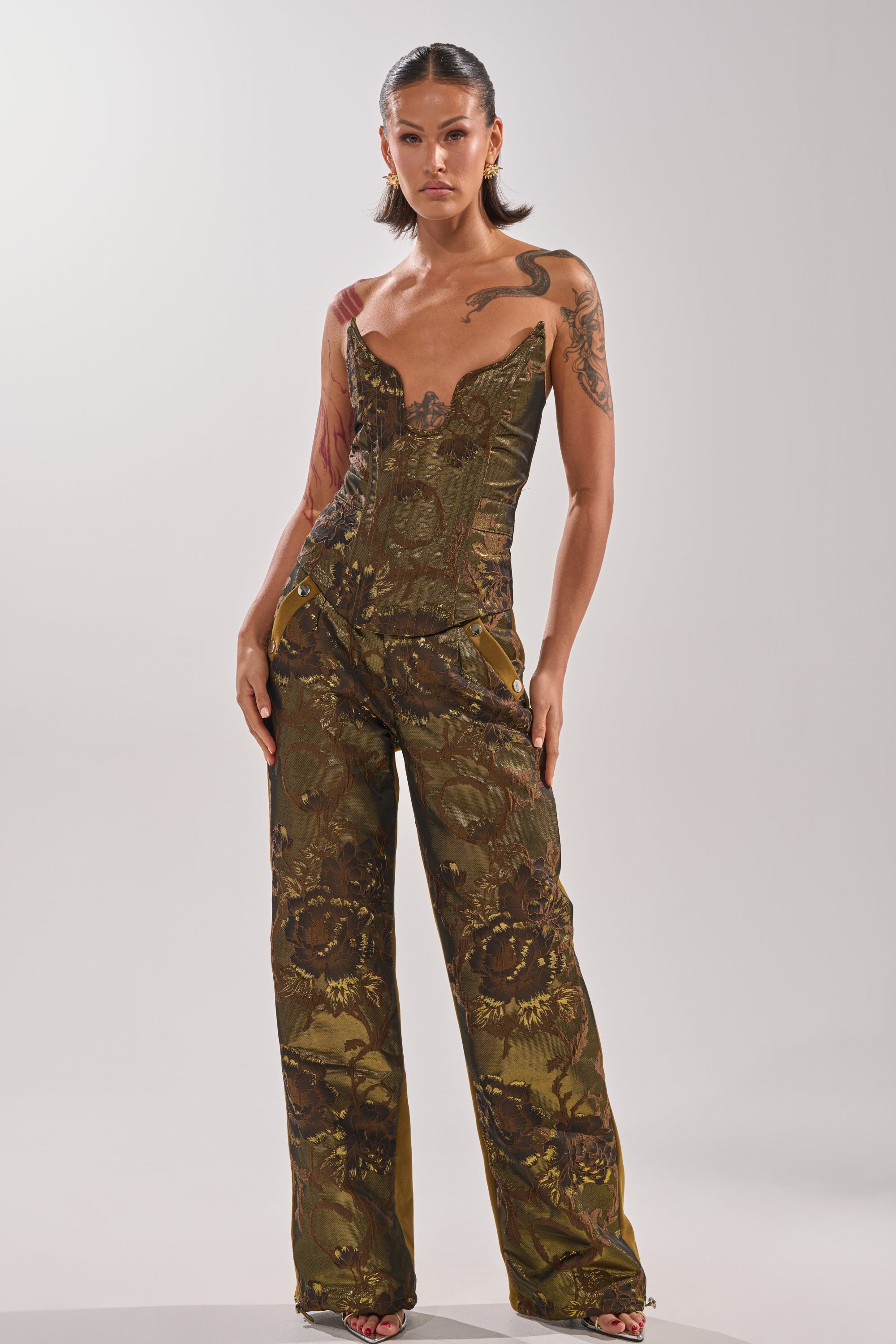 SHIGO BROCADE CORSET