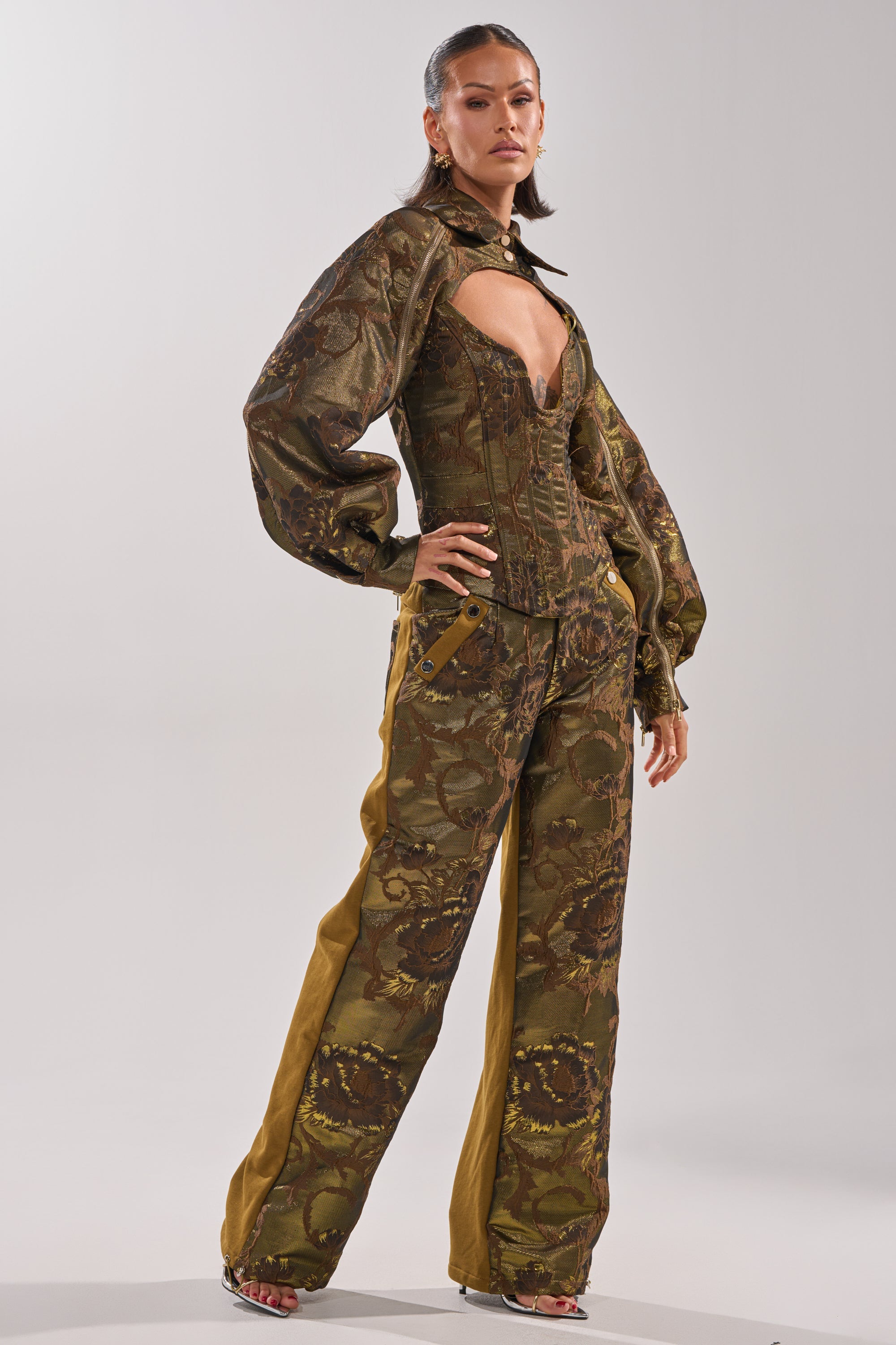 SHIGO BROCADE CORSET