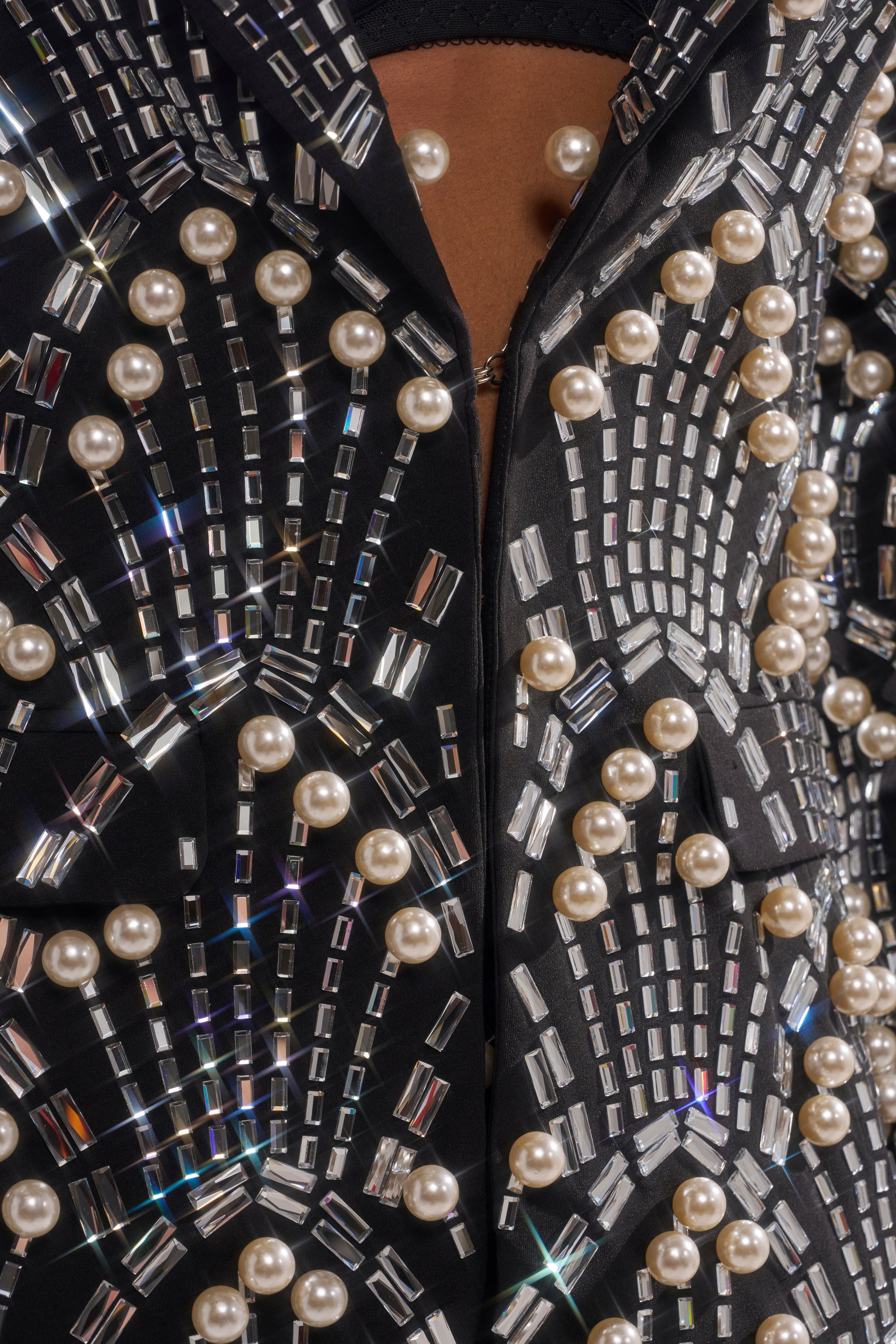 TIMES SQUARE EMBELLISHED BLAZER
