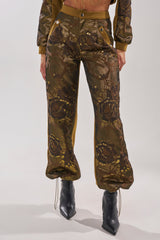YOU KNOW IT BABY WIDE LEG JOGGER