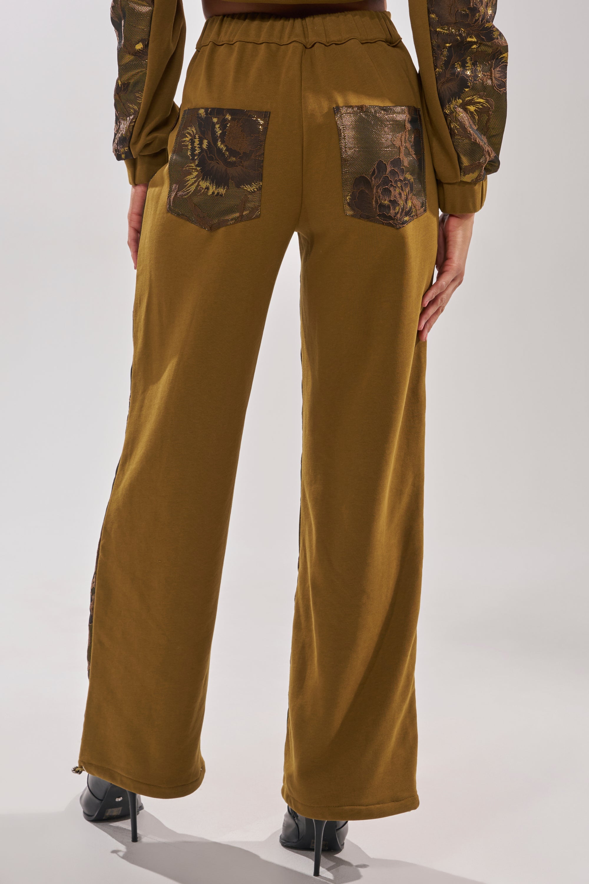 YOU KNOW IT BABY WIDE LEG JOGGER