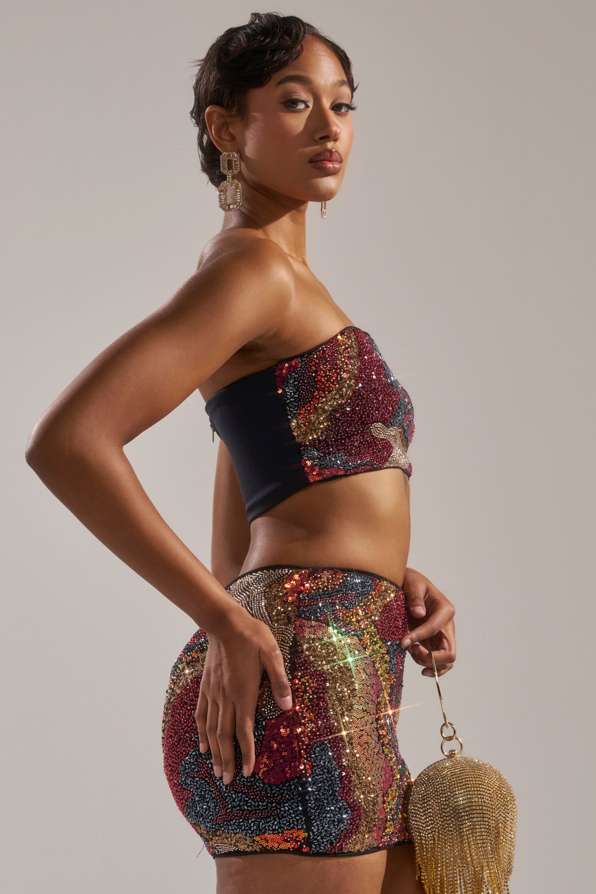 GOLDEN HOUR SEQUIN BRALETTE