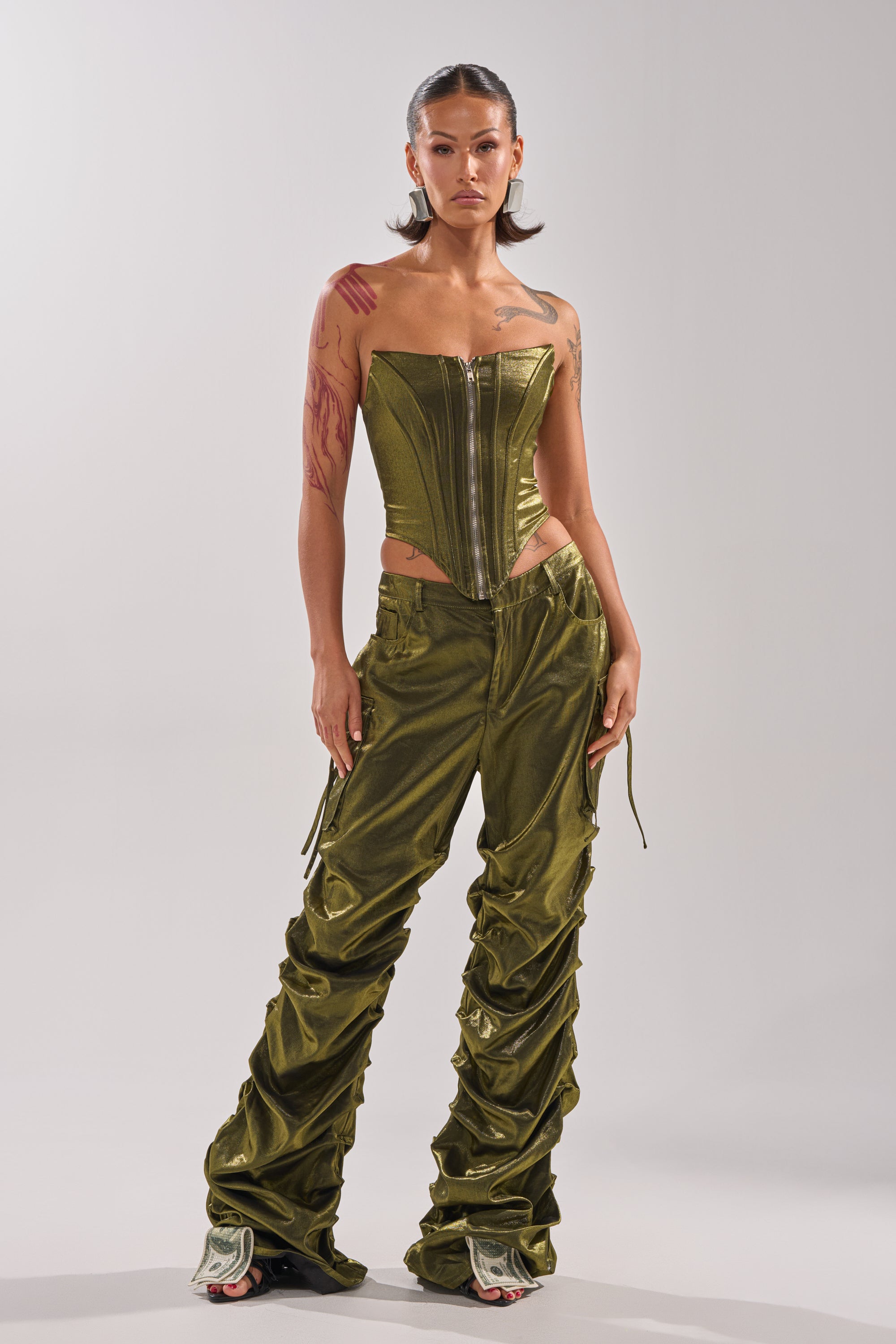 LUCKY ONE STACKED TROUSER