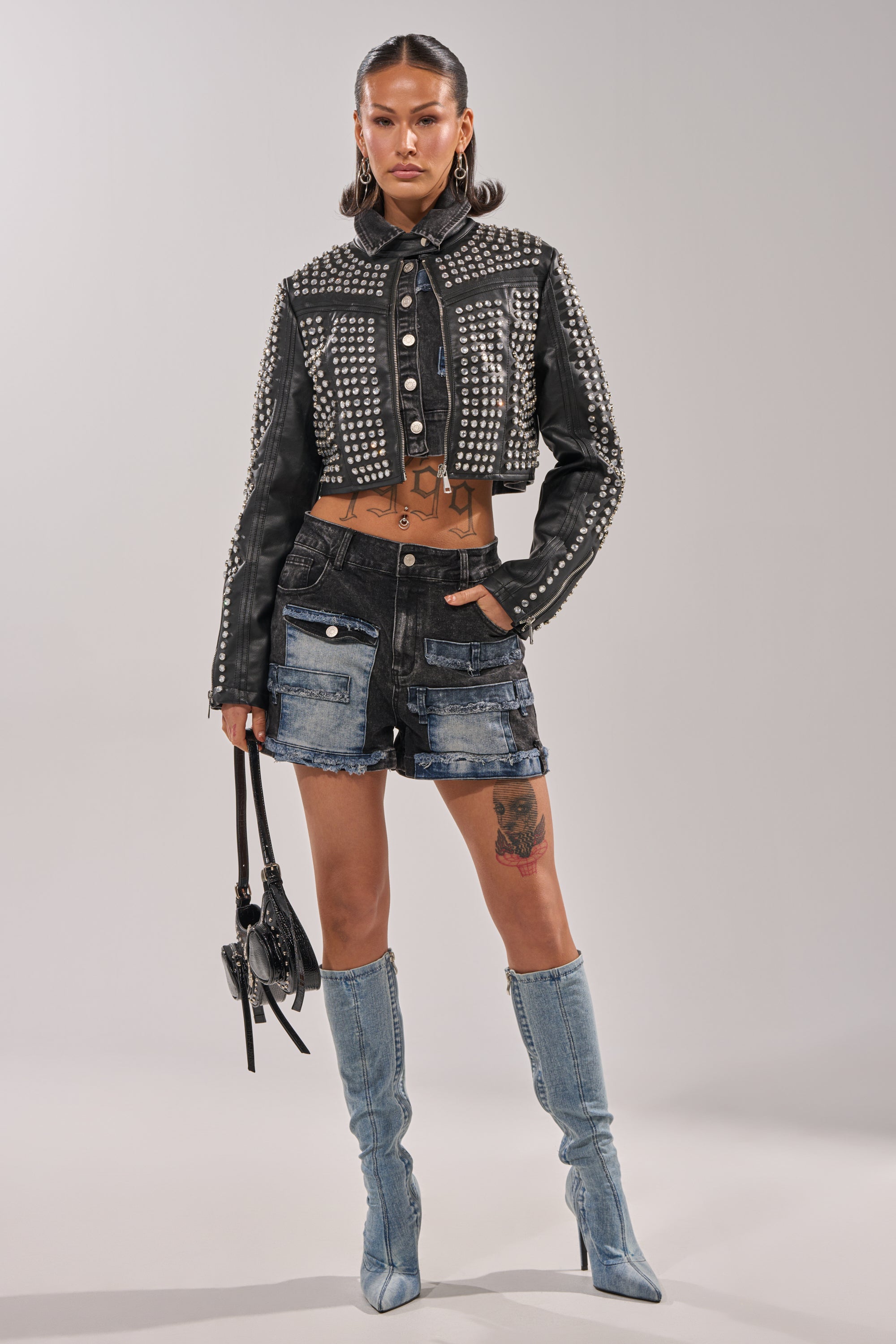 RAJ DENIM SHORT