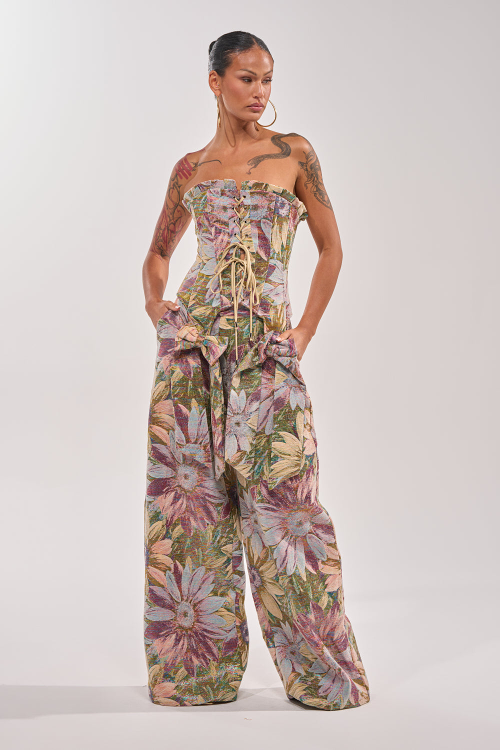 SUNFLOWER FIELDS CORSET