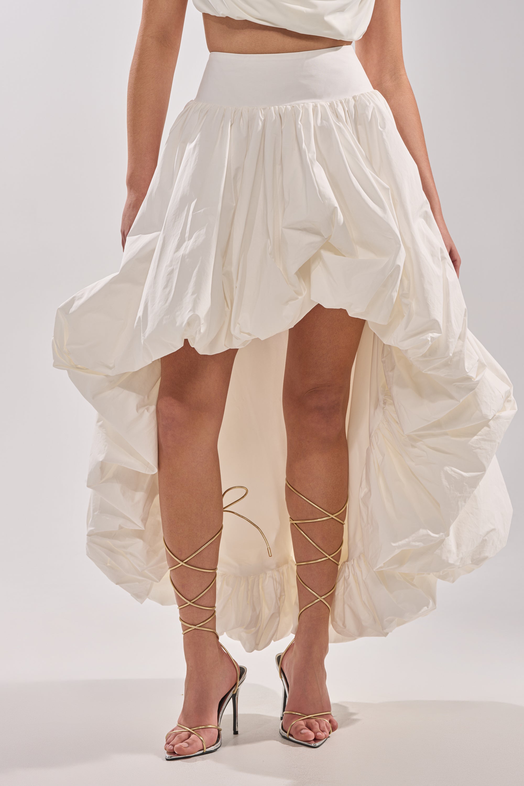 THE BIGGER THE BETTER HIGH LOW MAXI SKIRT