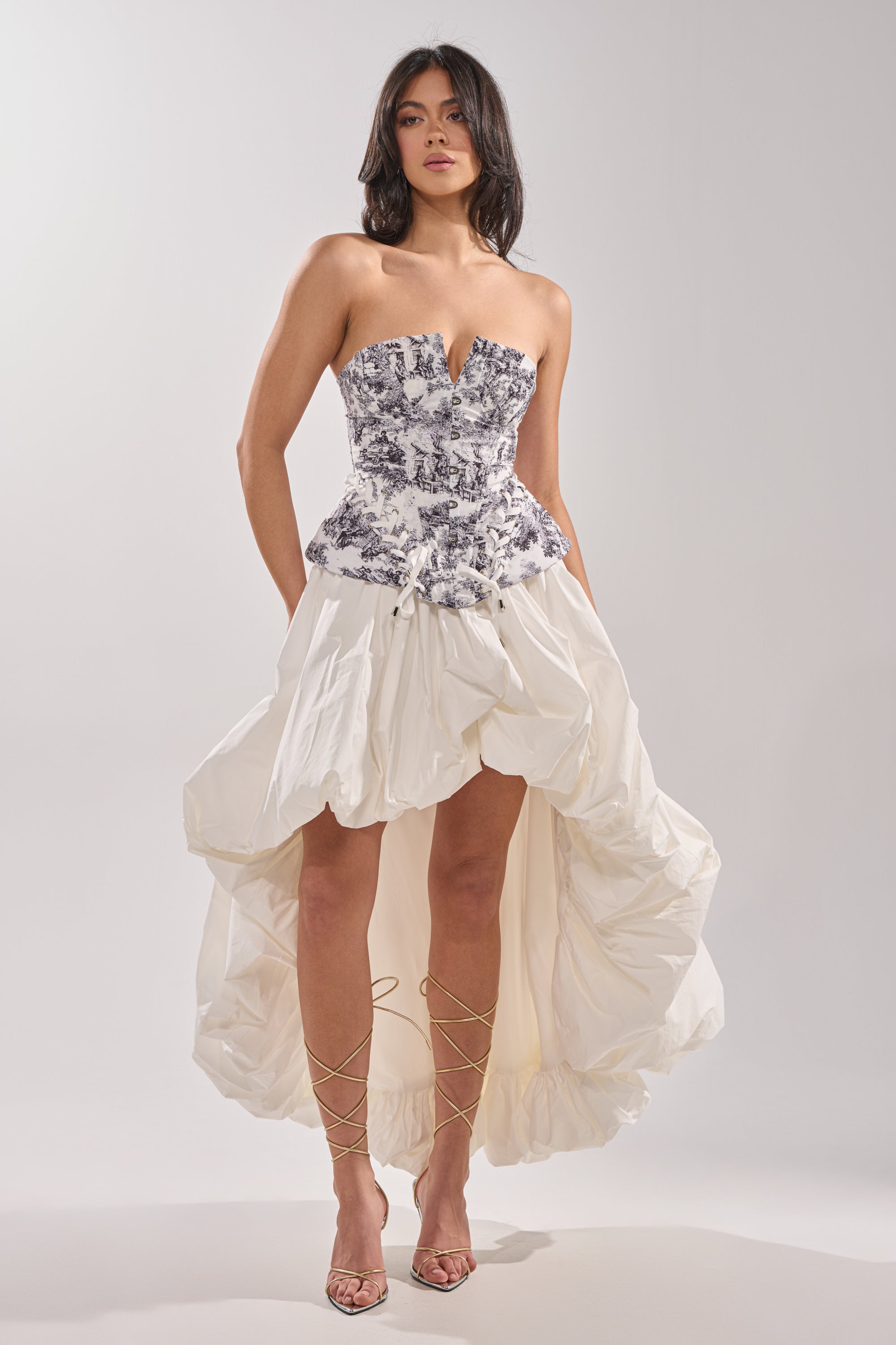 THE BIGGER THE BETTER HIGH LOW MAXI SKIRT