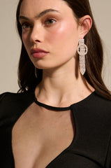 LOOP ME IN SILVER EARRING