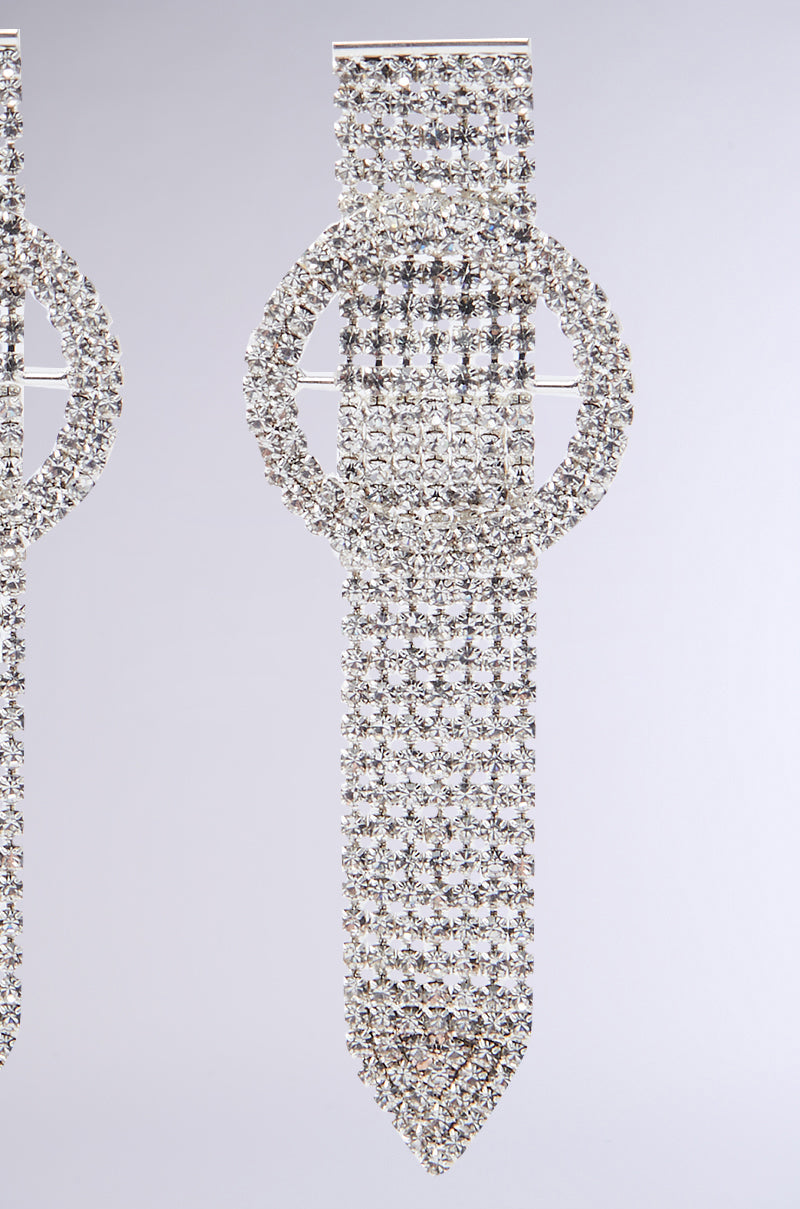 LOOP ME IN SILVER EARRING