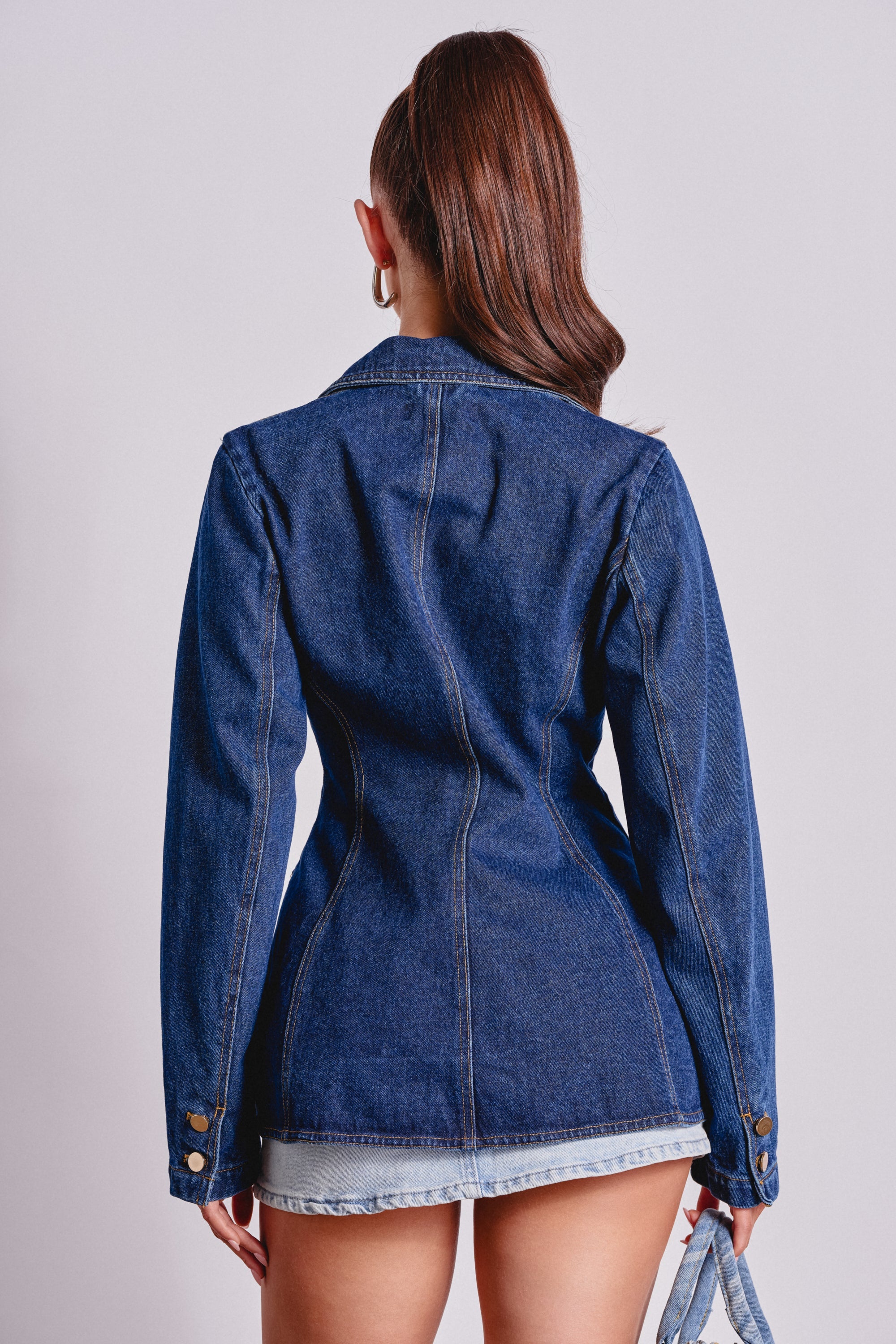 NINA DENIM BLAZER