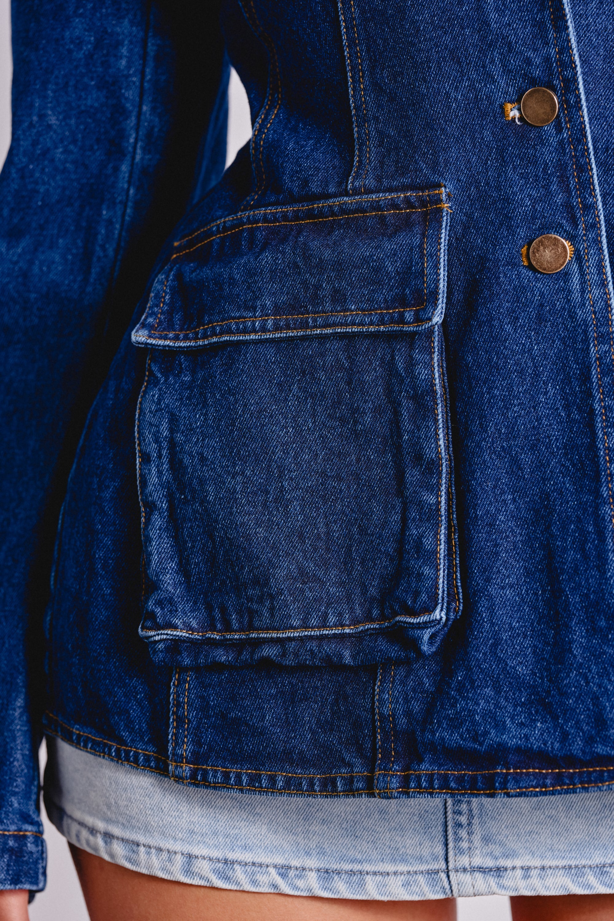 NINA DENIM BLAZER