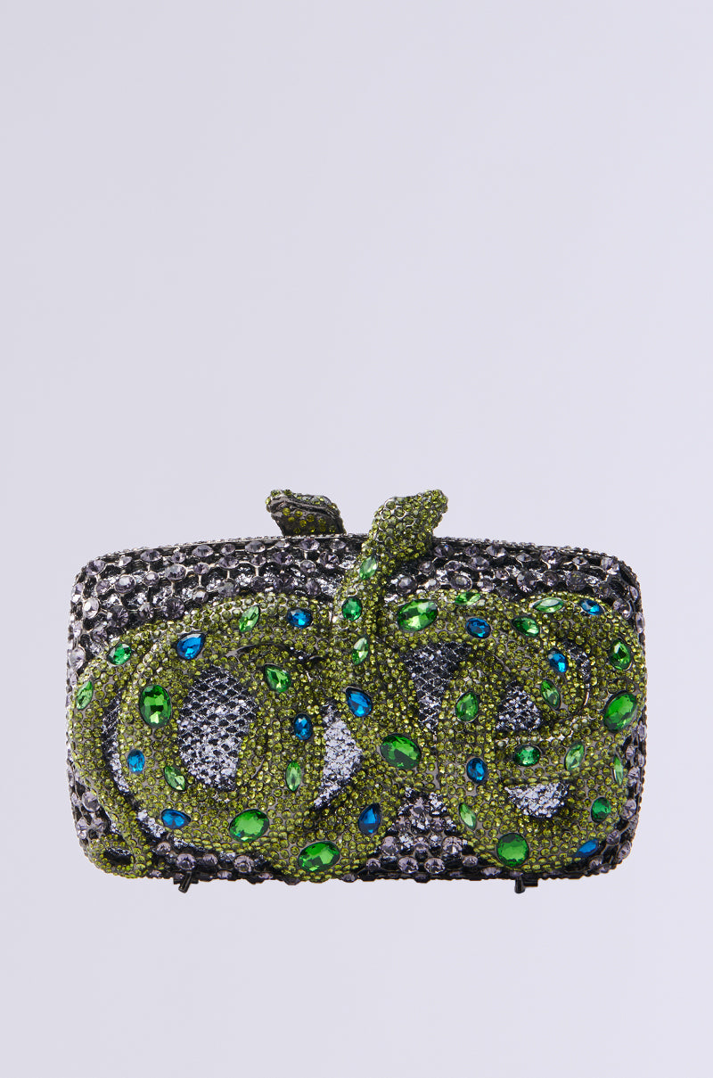 IN THE GARDEN RHINESTONE CLUTCH