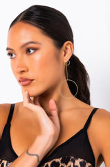 FULL CIRCLE MOMENT DANGLE EARRING