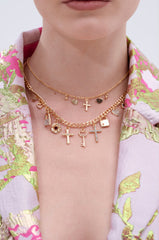 CHARMED LIFE GOLD NECKLACE