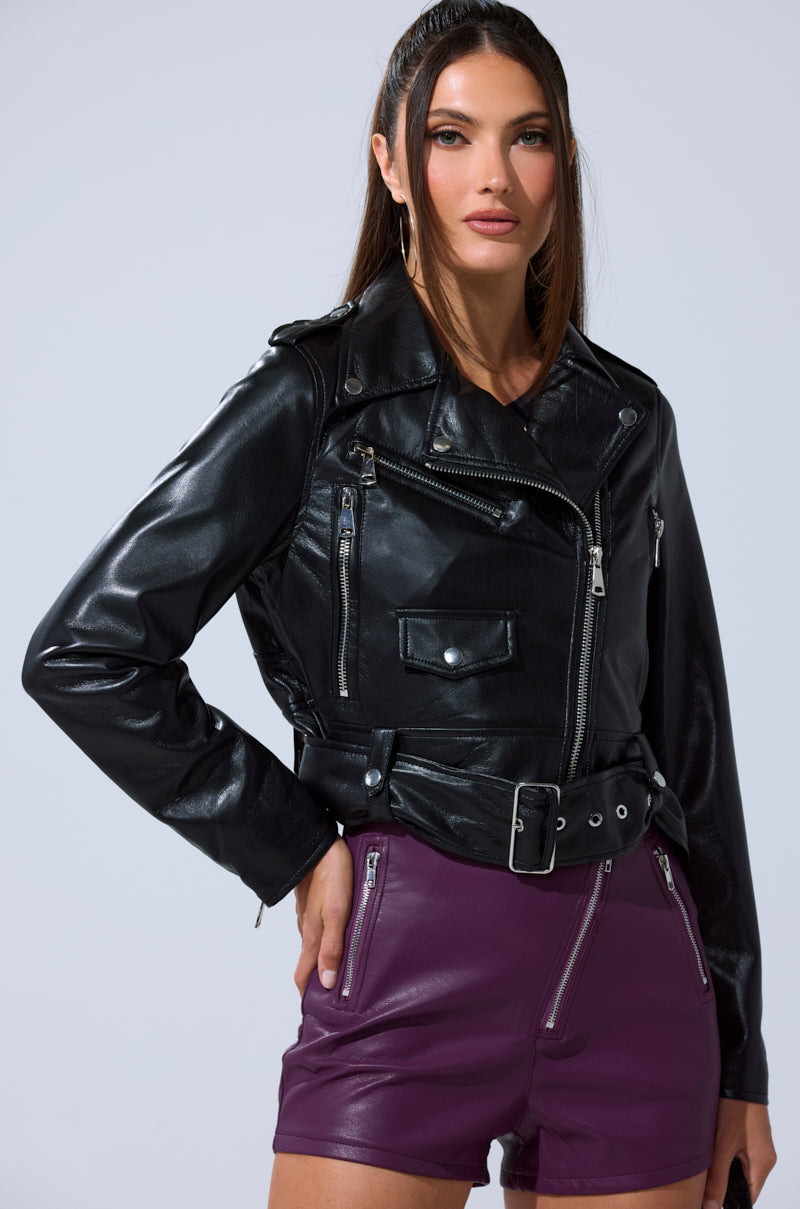 BUTTER LUXE EVERYDAY MOTO IN BLACK