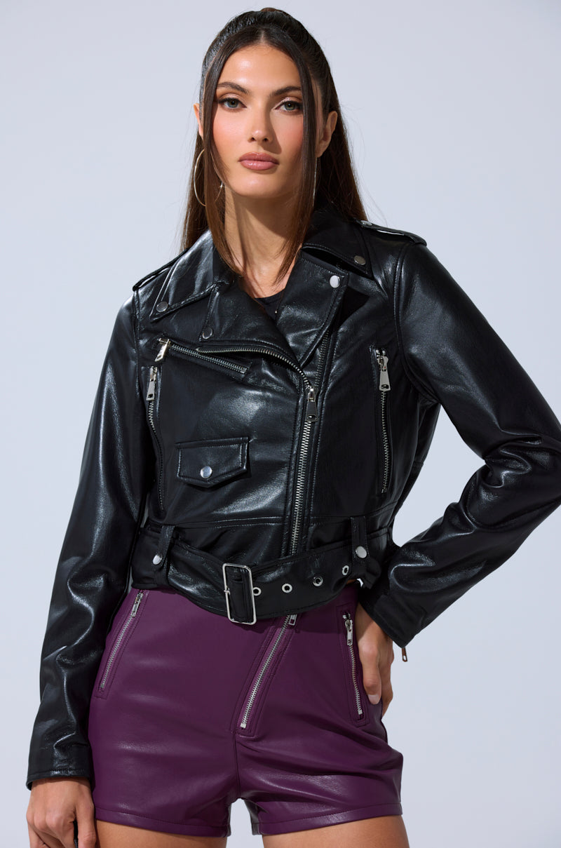 BUTTER LUXE EVERYDAY MOTO IN BLACK