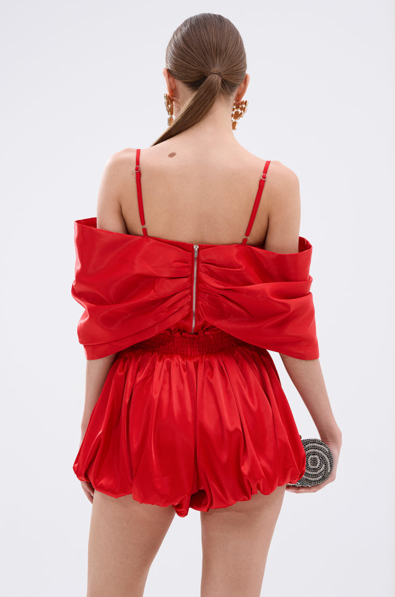 JULIETTE SATIN ROMPER