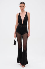 KEEP ON WALKIN MESH JUMPSUIT