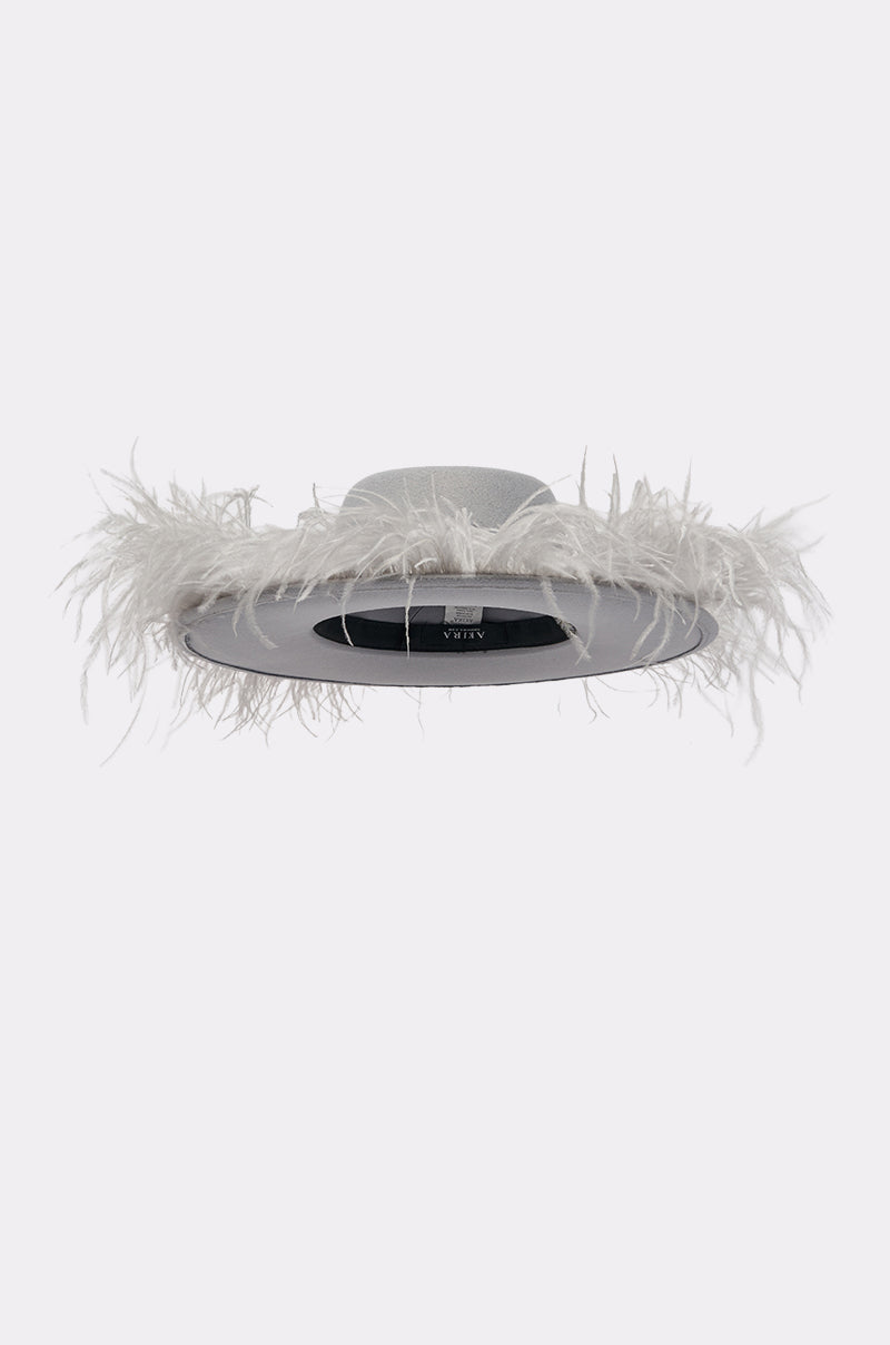 FEEL IT FEATHER BRIM HAT