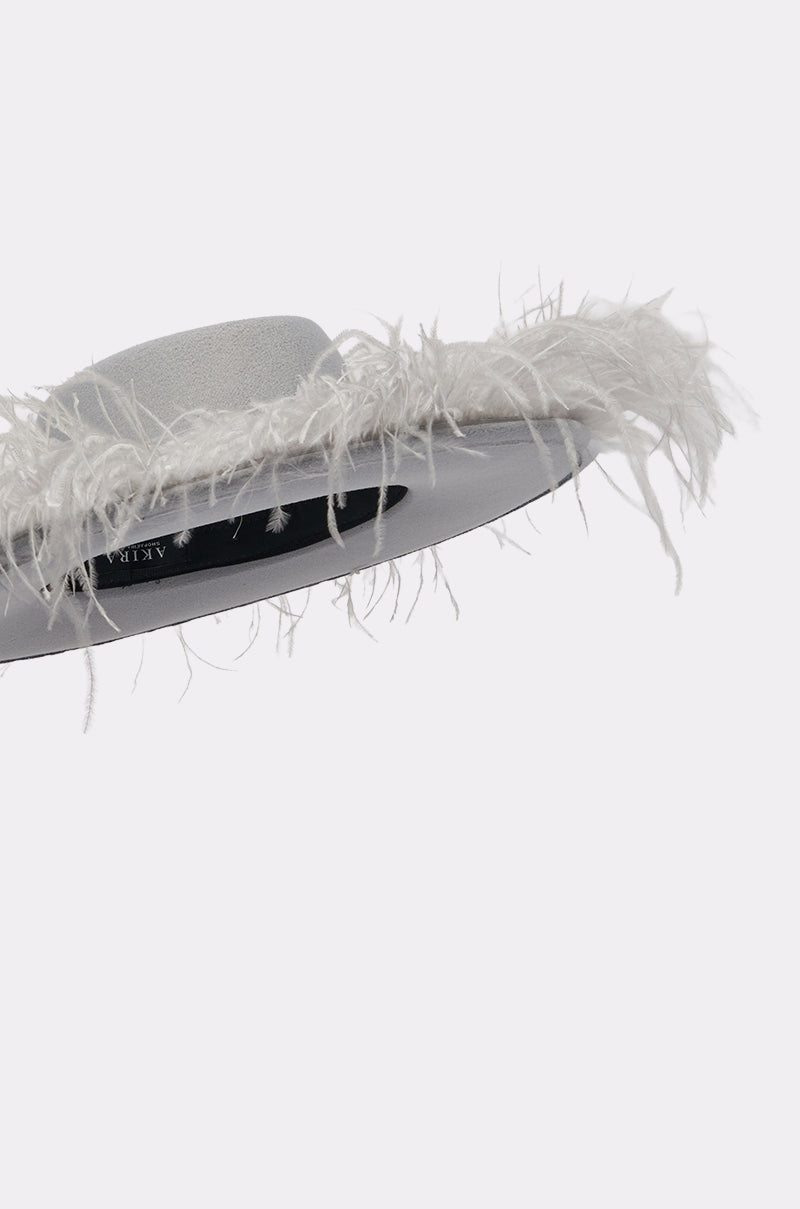 FEEL IT FEATHER BRIM HAT