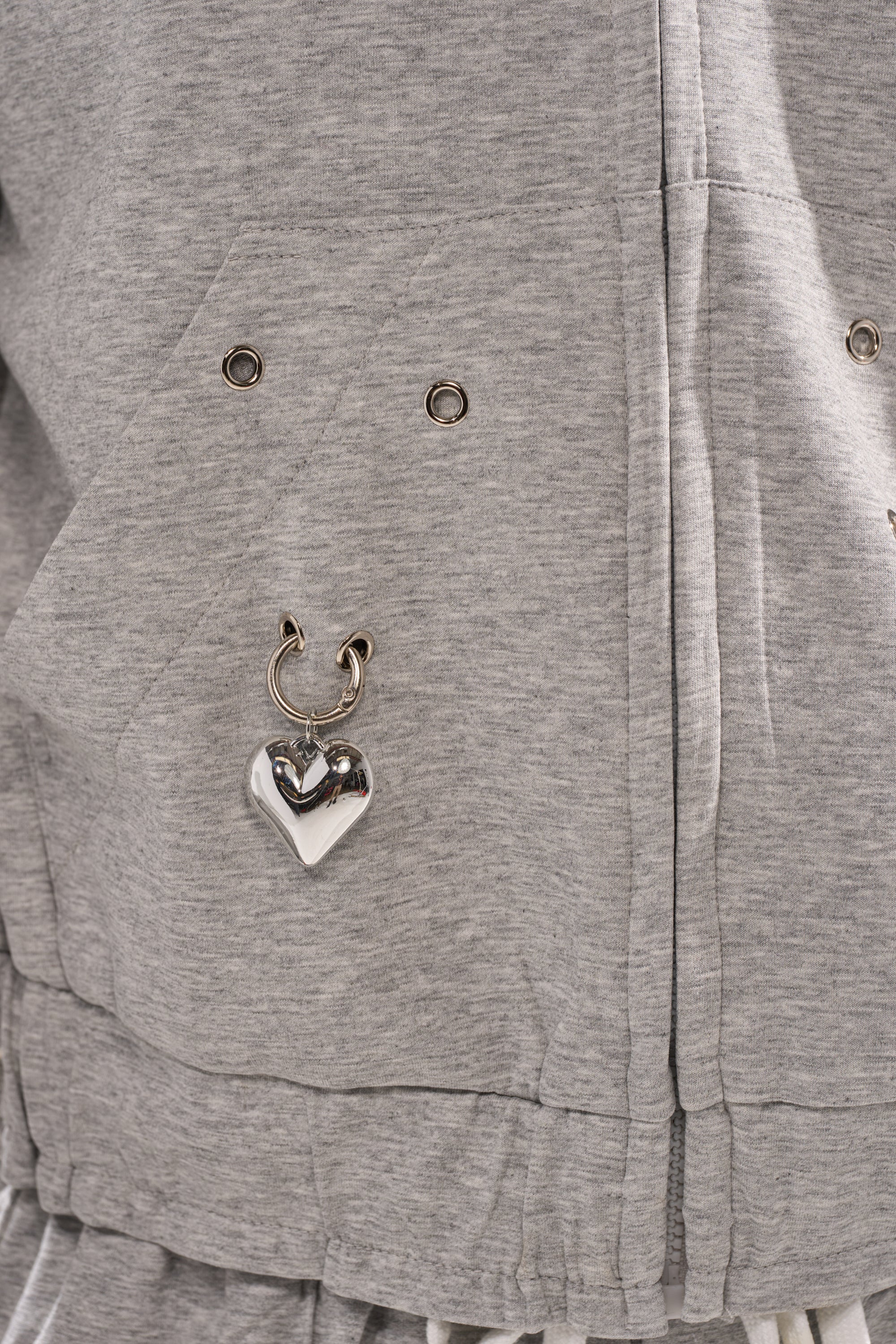 GET WITH IT ZIP UP SWEATSHIRT