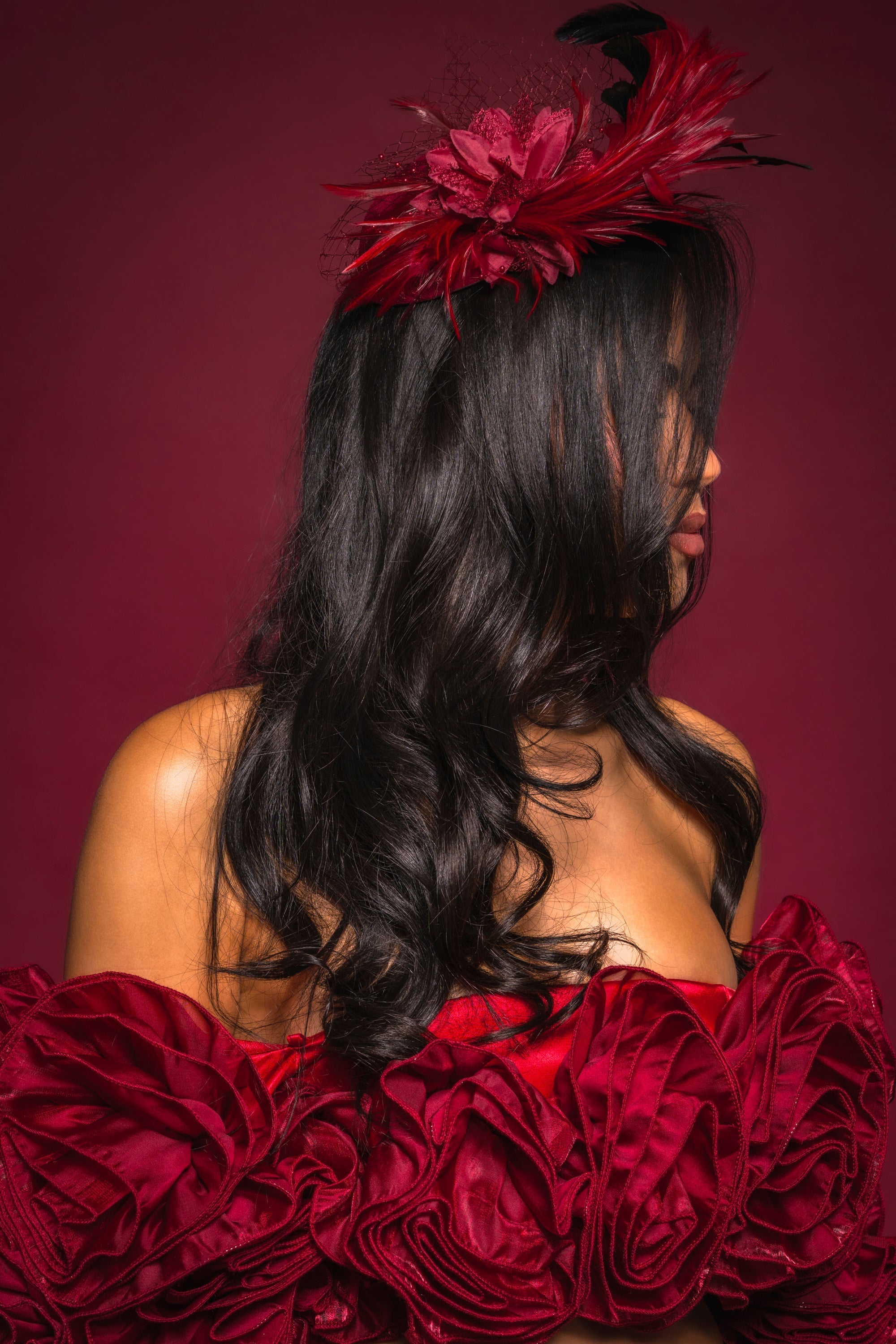 TOP OF THE DAY CLIP ON FASCINATOR