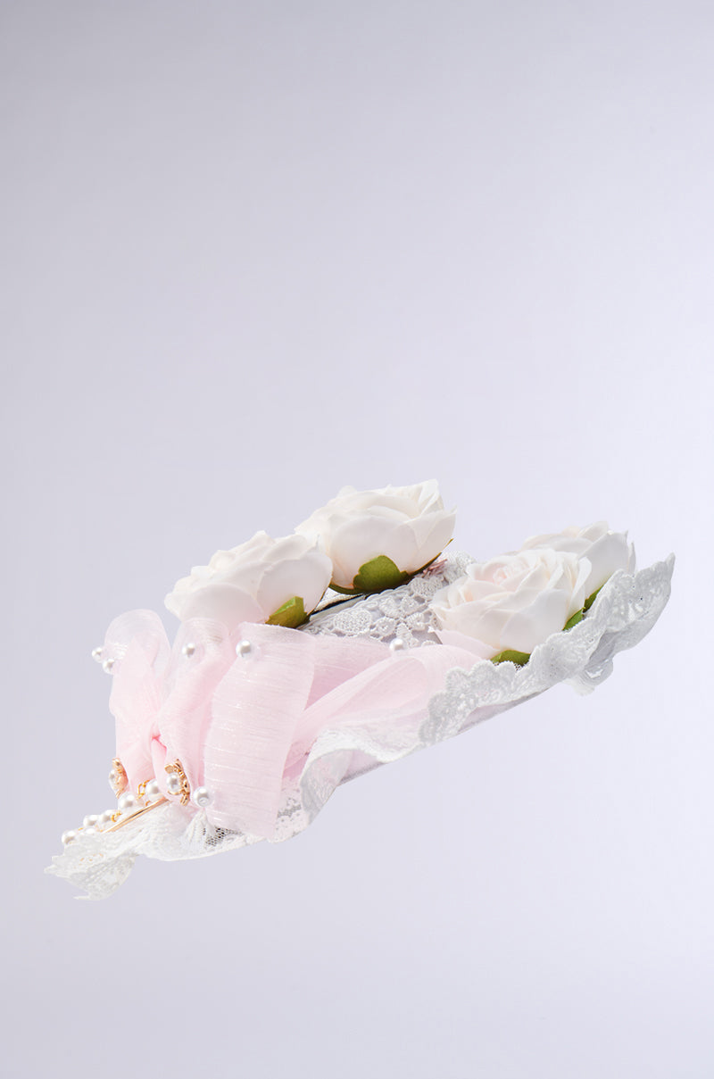 MARIE EMBELLISHED CLIP ON HAT