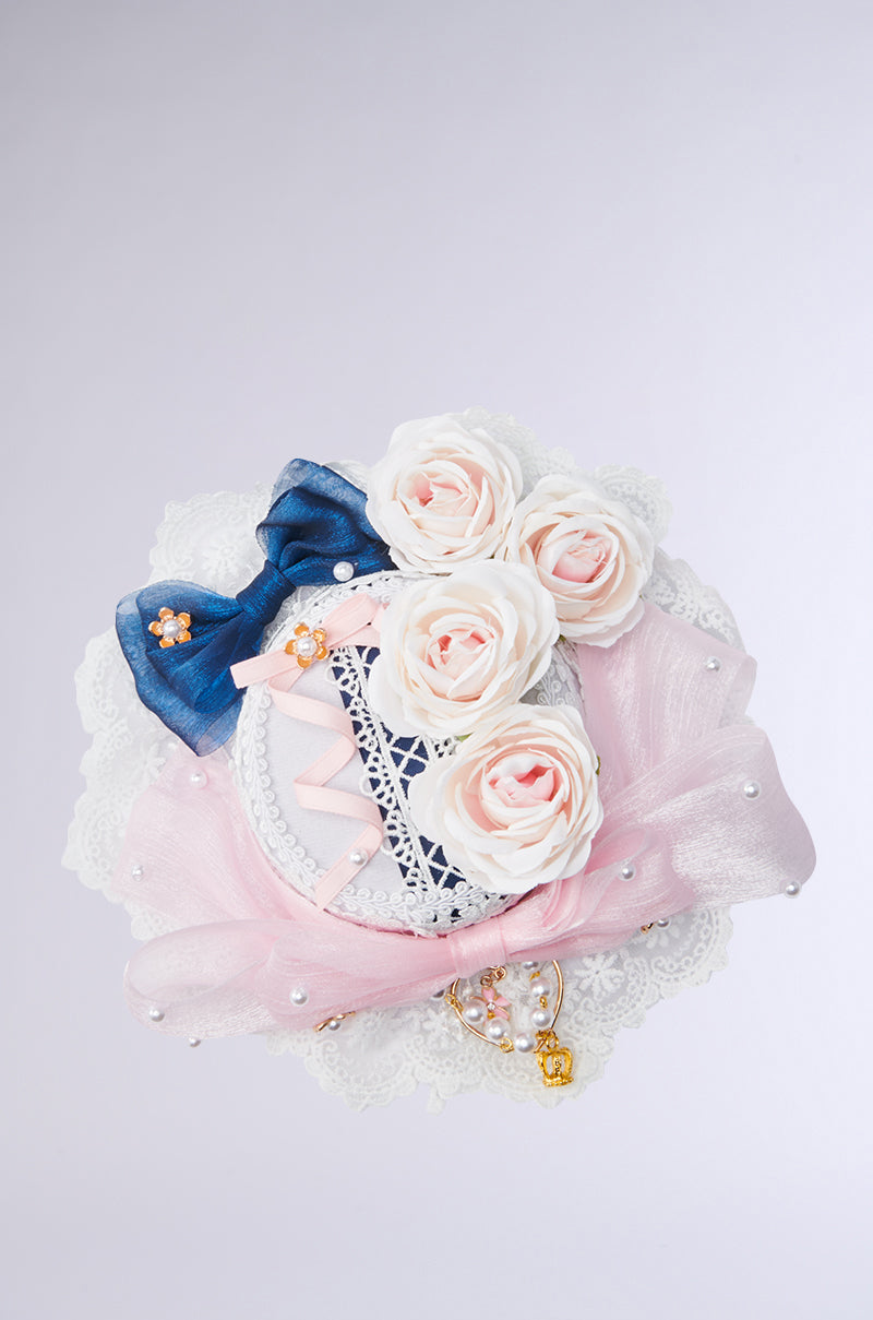 MARIE EMBELLISHED CLIP ON HAT