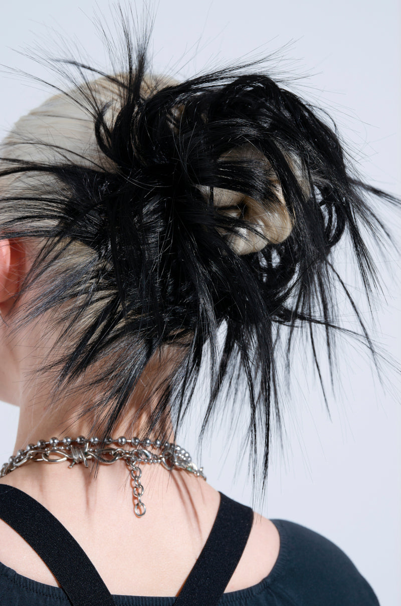 SPIKED OUT HAIR PIECE