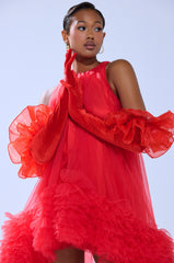 AT THE GALA VELVET GLOVES