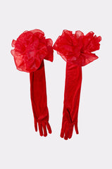 AT THE GALA VELVET GLOVES