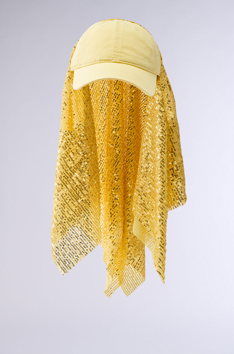 IN NYC SEQUIN SCARF HAT